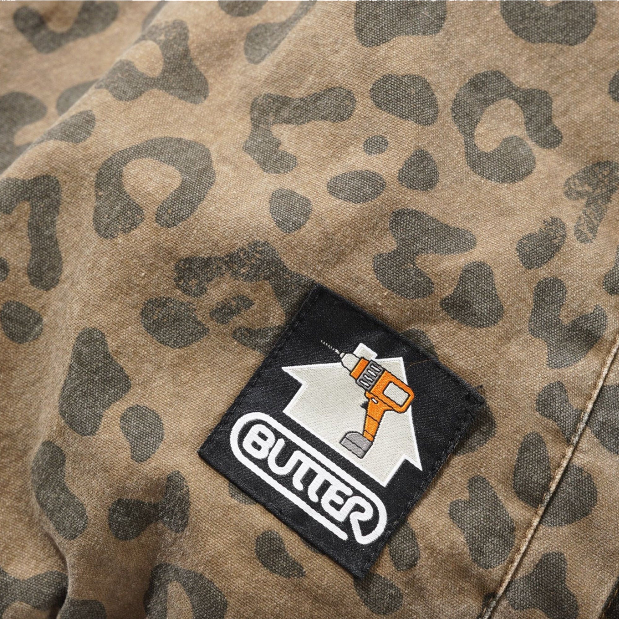 Butter Goods Insulated Work Jacket Leopard