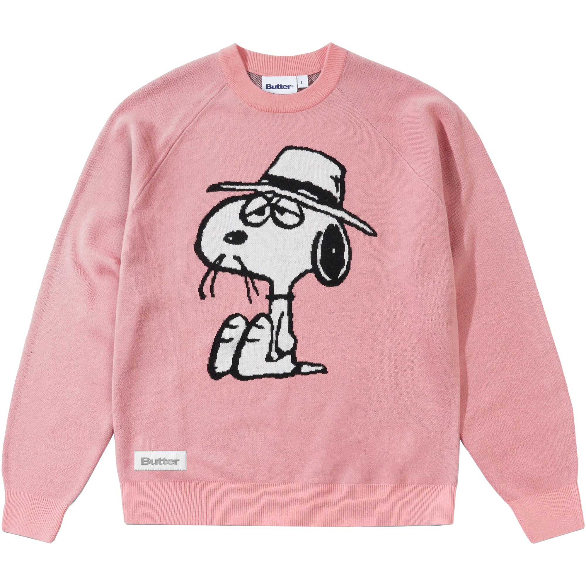 Butter Goods x Peanuts Spike Knit Sweater Light Pink