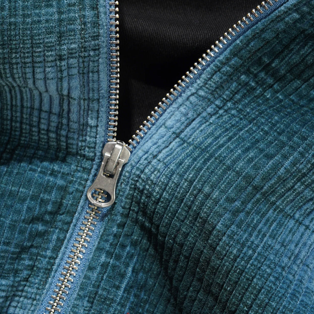 Butter Goods Jive Cord Jacket Blue Plaid