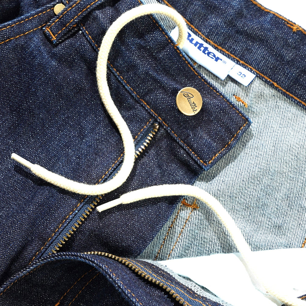 Butter Goods Wide Cut Denim Jeans Selvedge Blue