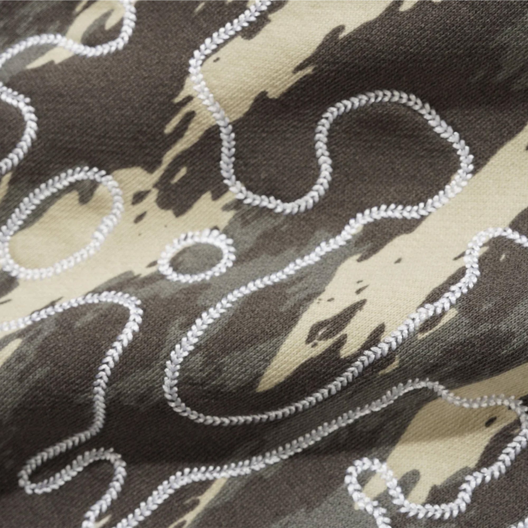 Butter Goods Blotch Zip-Thru Hood Washed Camo