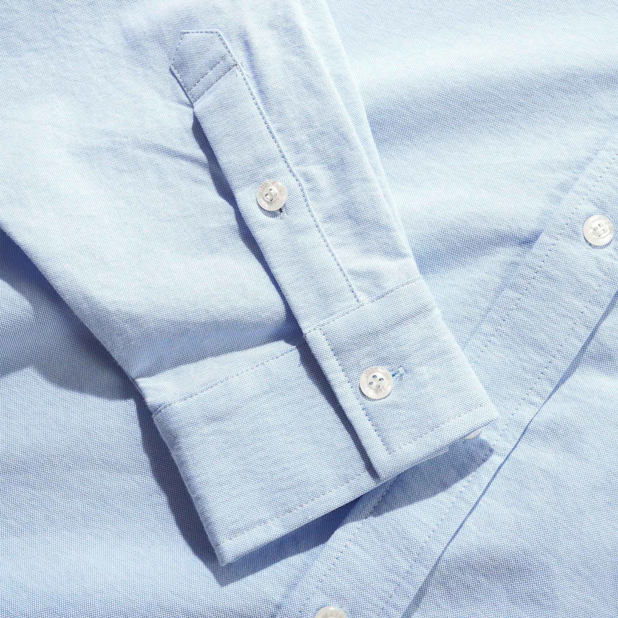 Butter Goods x Peanuts Spike Oxford Shirt Blue