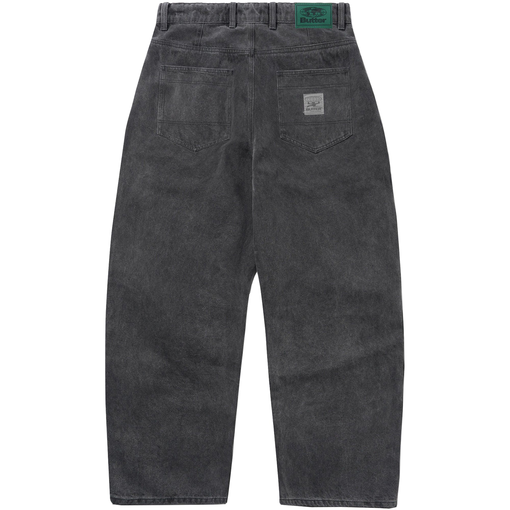 Butter Goods Wide Cut Denim Jeans Rinsed Black