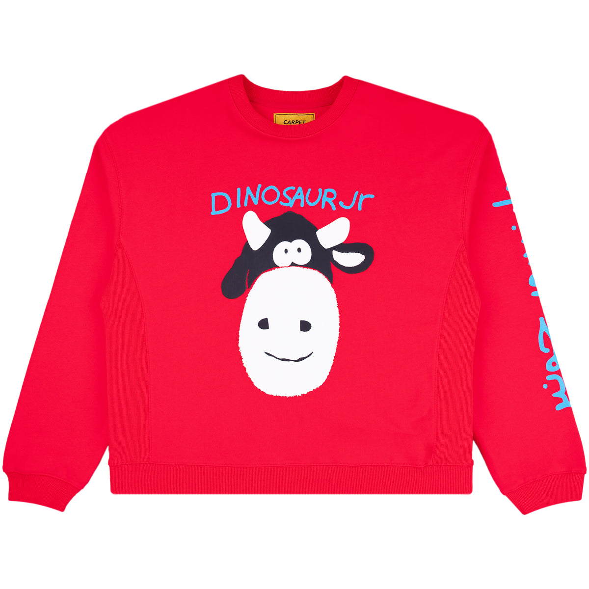 Carpet Company x Dinosaur Jr. Cow Crewneck Red