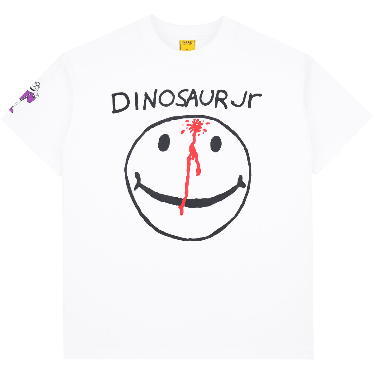 Carpet Company x Dinosaur Jr. Smiley Tee White