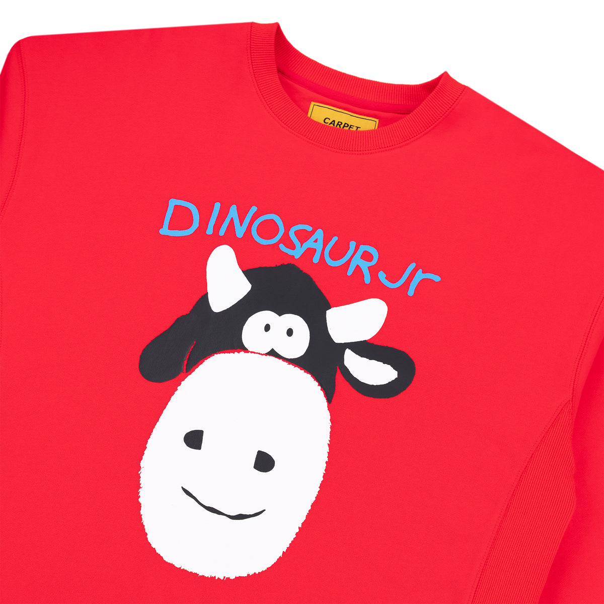 Carpet Company x Dinosaur Jr. Cow Crewneck Red