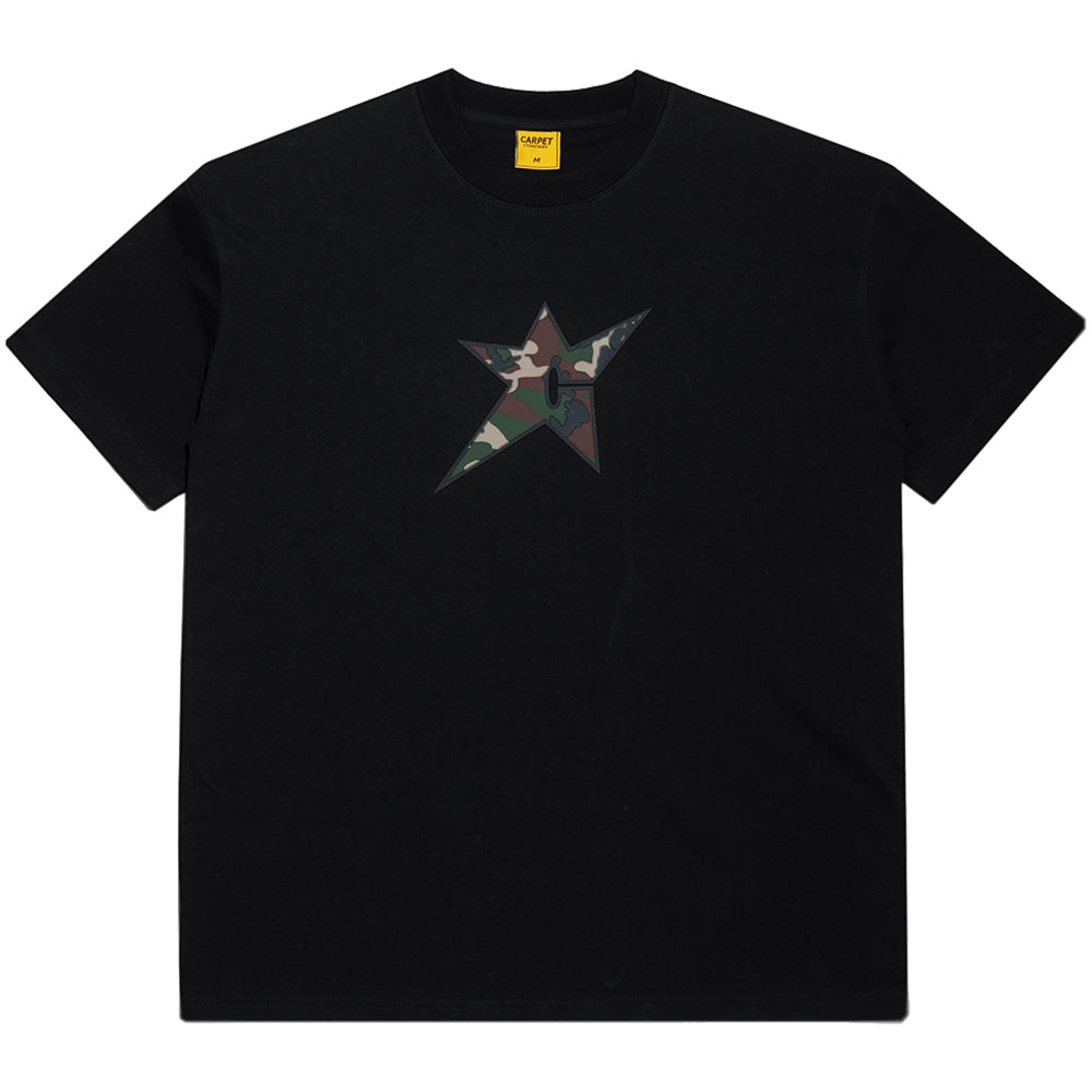 Carpet Company C-Star Camo Tee Black