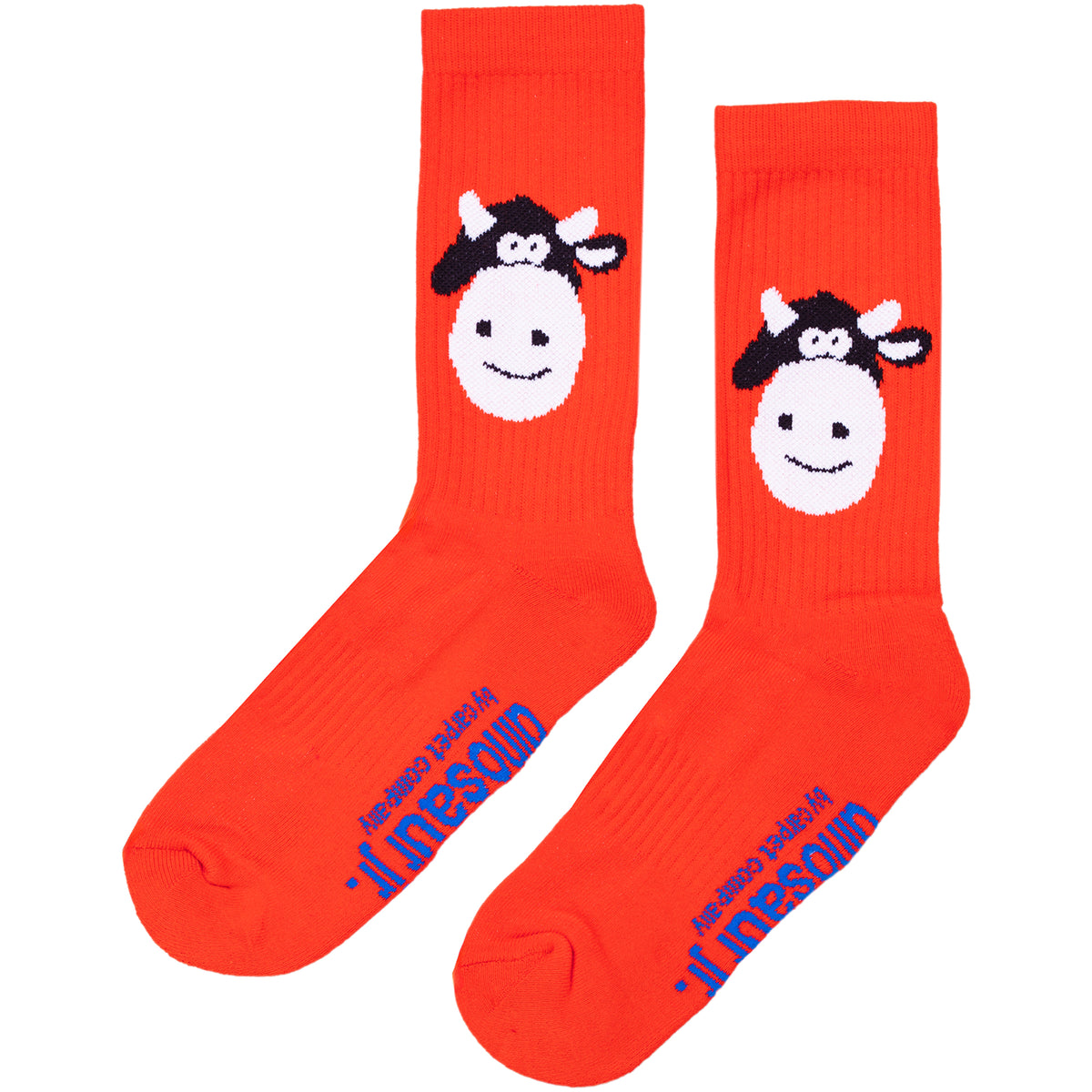 Carpet Company x Dinosaur Jr. Cow Socks Red