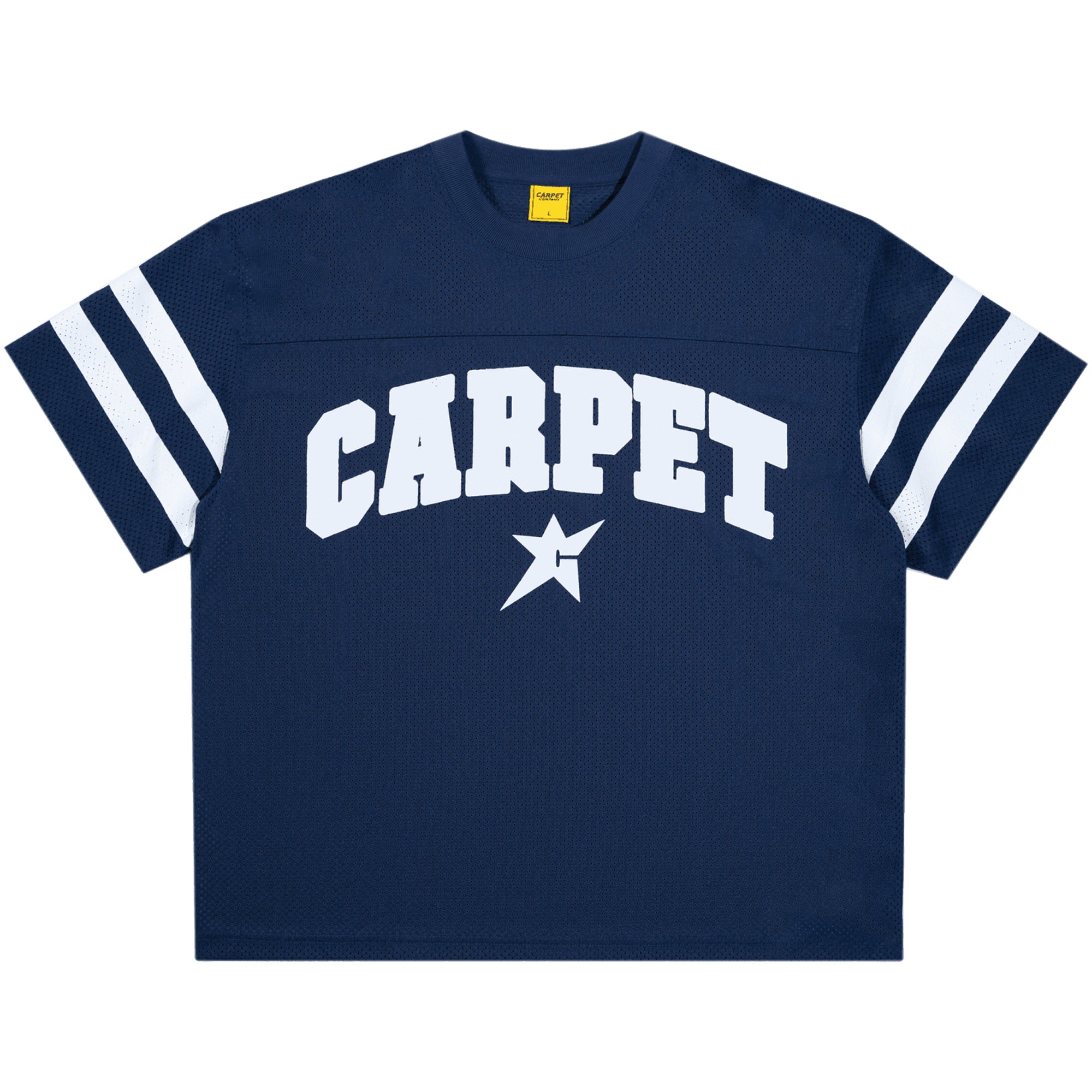Carpet Company Football Jersey Navy