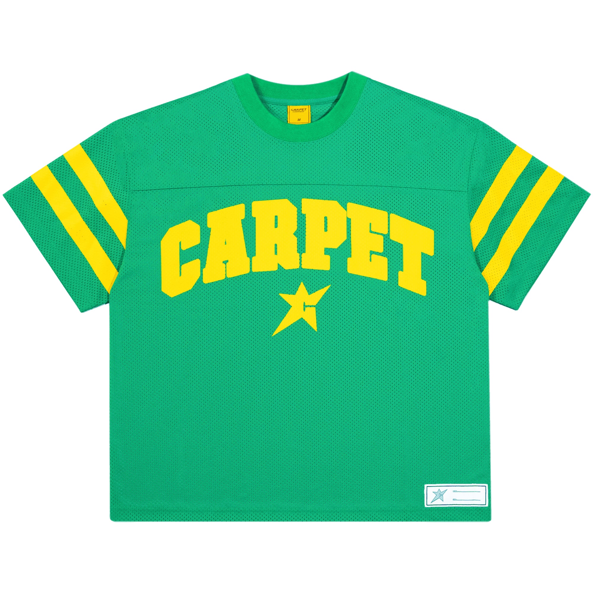 Carpet Company Football Jersey Lime