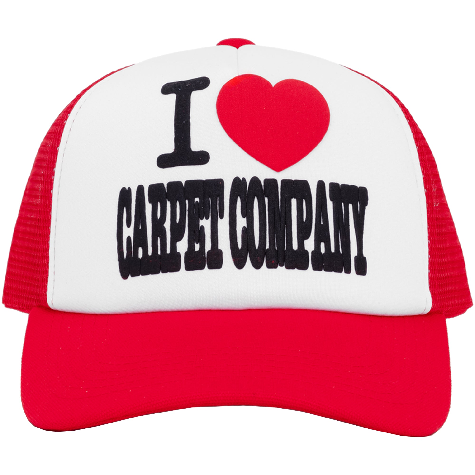 Carpet Company Heart Trucker Cap Red