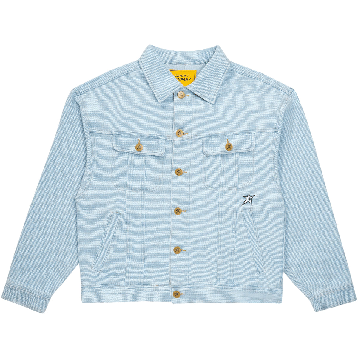 Carpet Company Interlock Stitch Denim Jacket Blue | NOTE shop