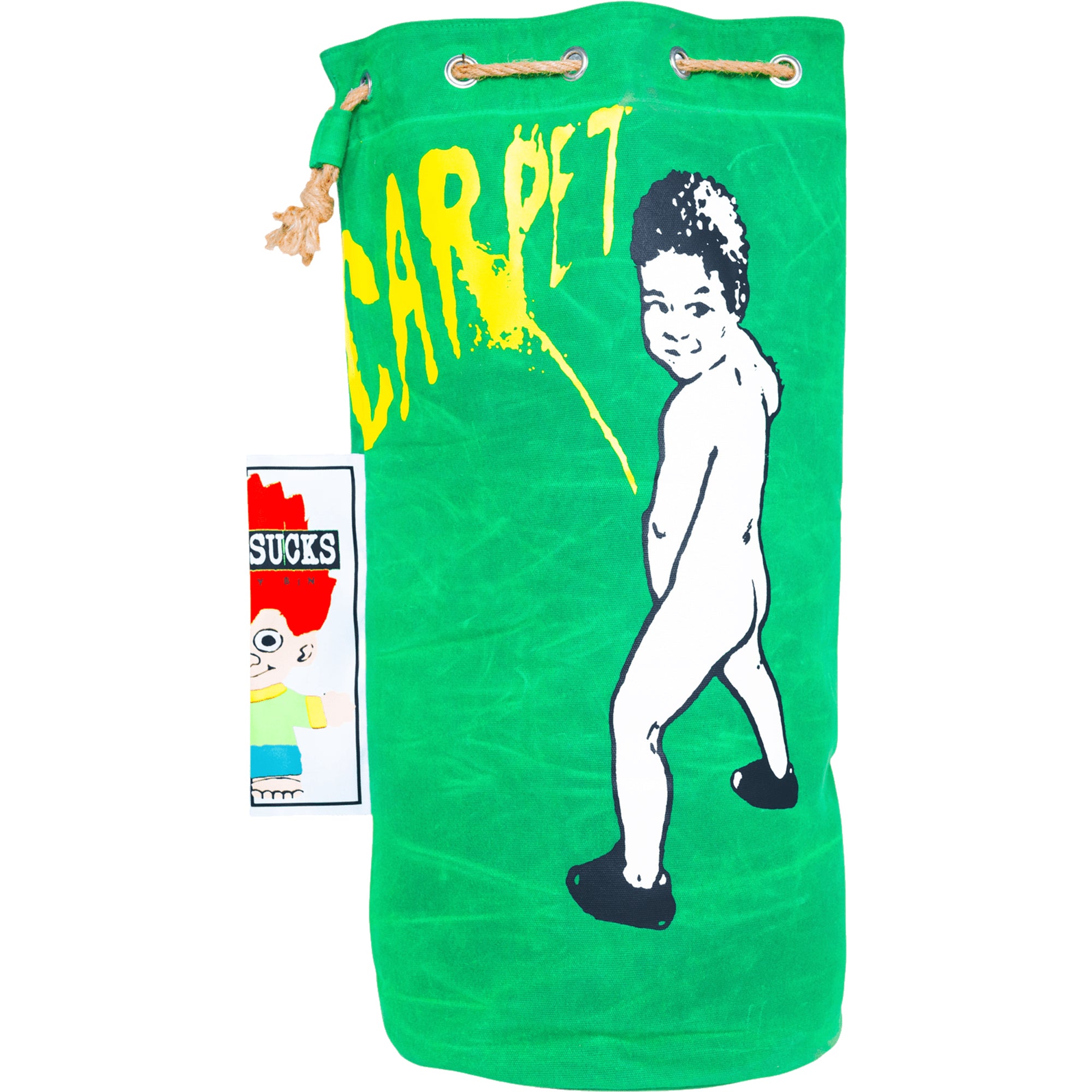 Carpet Company Kid Peeing Canvas Laundry Bag