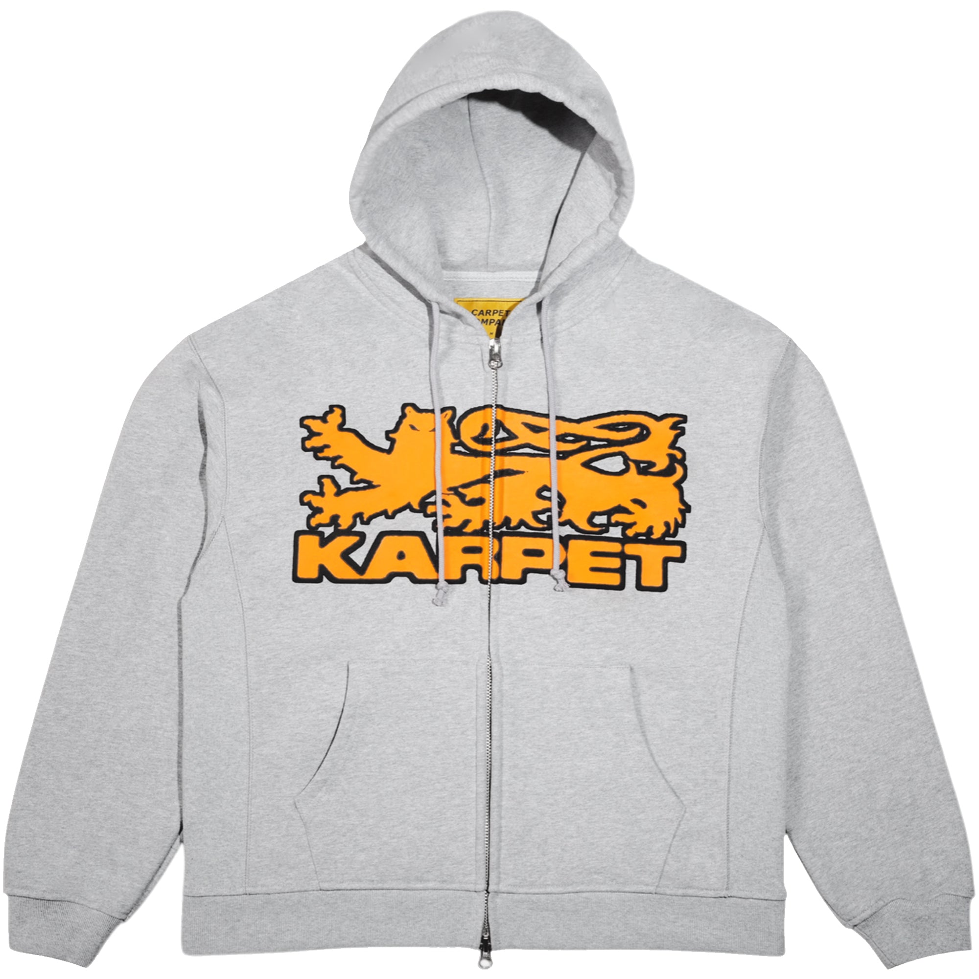 Carpet Company Lion Zip Hoodie Grey