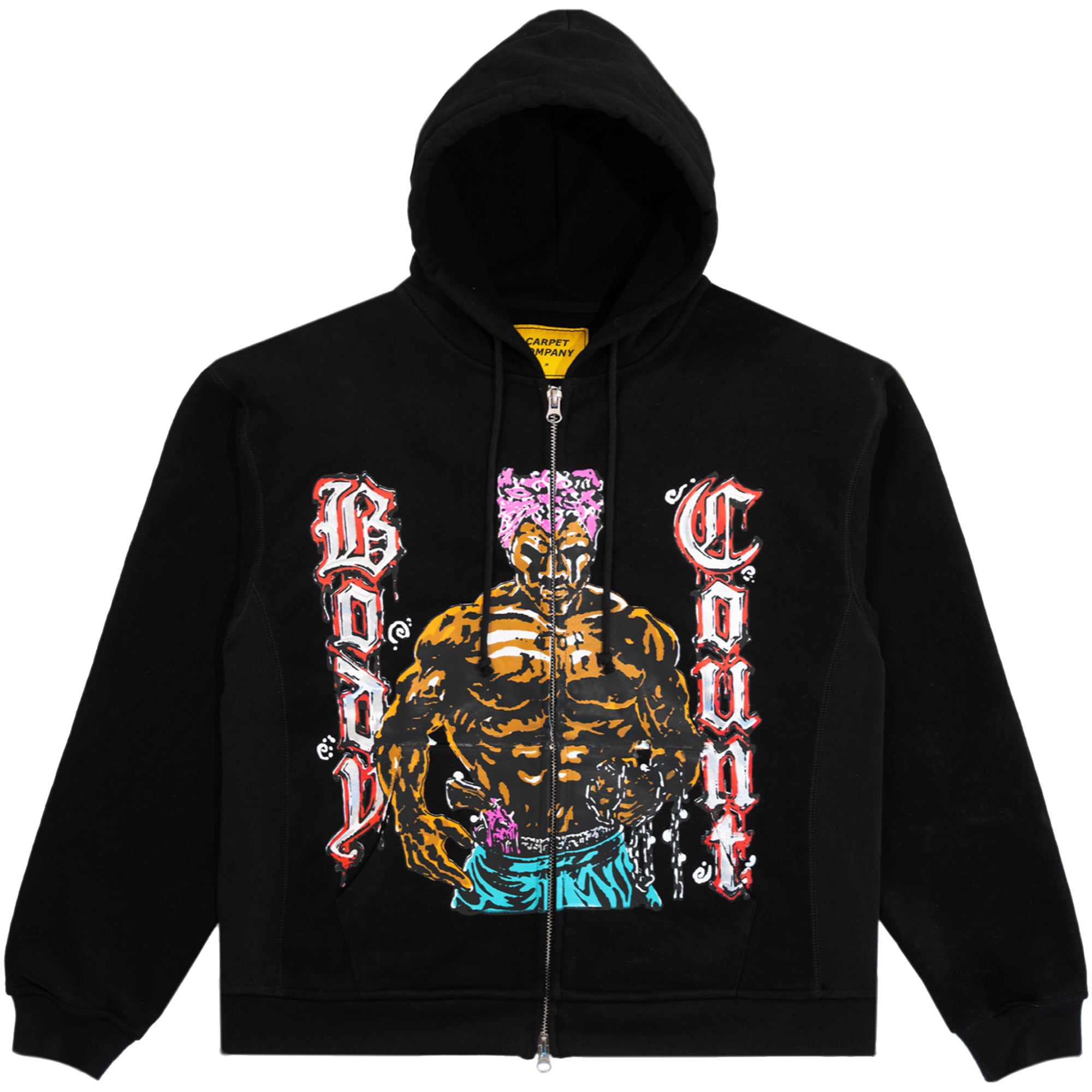 Carpet Company Body Count Zip Hoodie Black