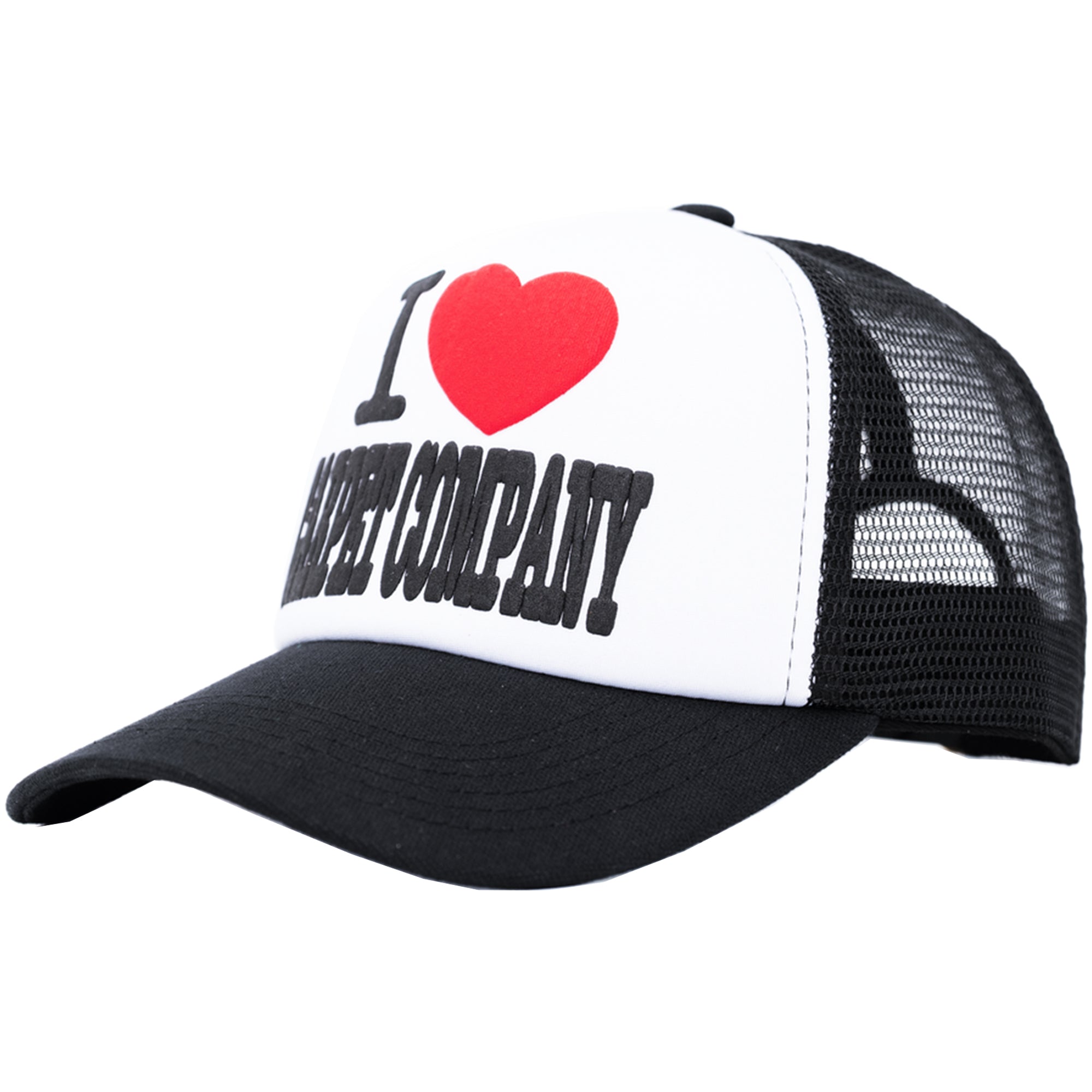 Carpet Company Heart Trucker Cap Black