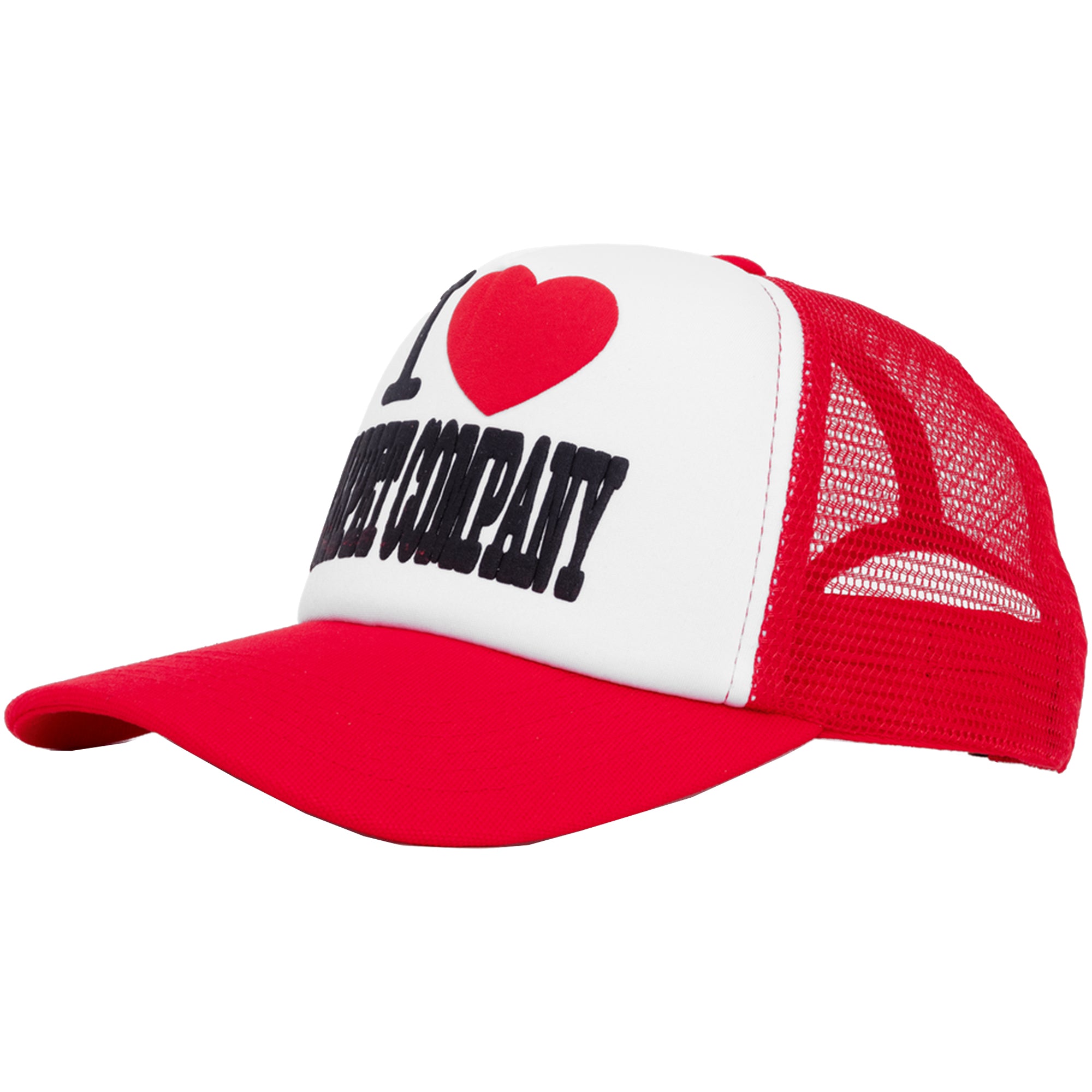 Carpet Company Heart Trucker Cap Red