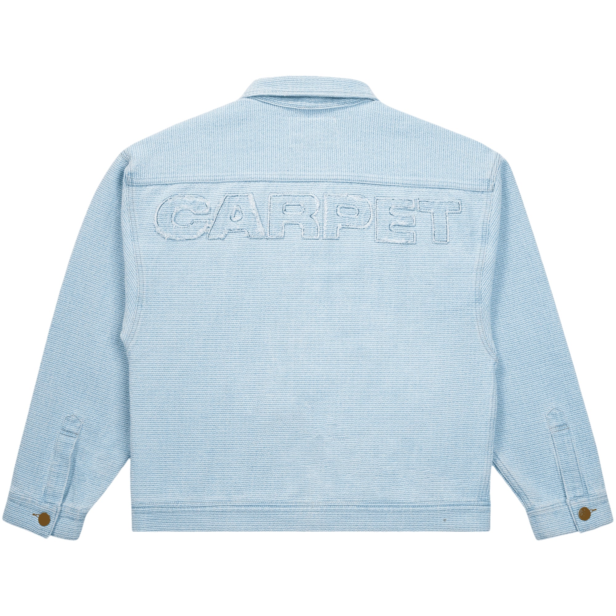 Carpet Company Interlock Stitch Denim Jacket Blue