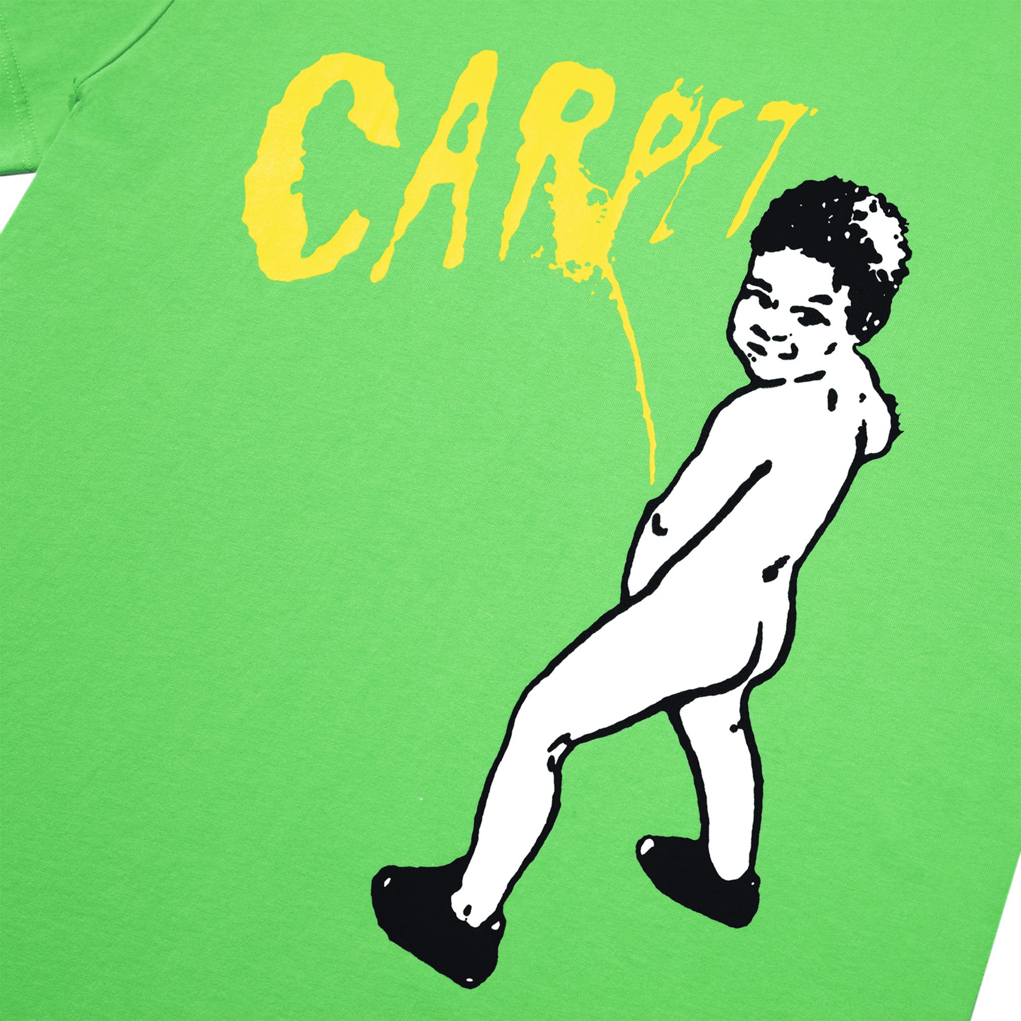 Carpet Company Kid Peeing Tee Green