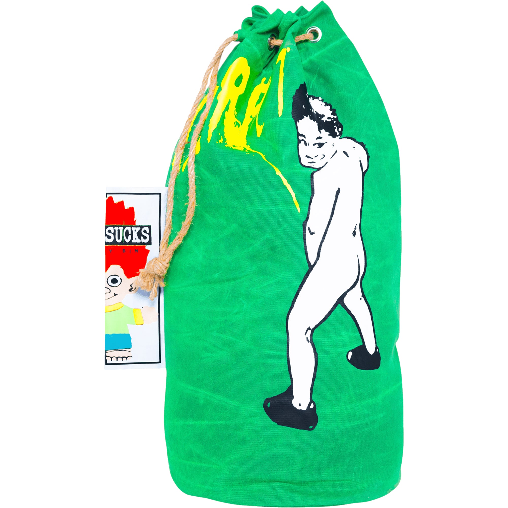 Carpet Company Kid Peeing Canvas Laundry Bag