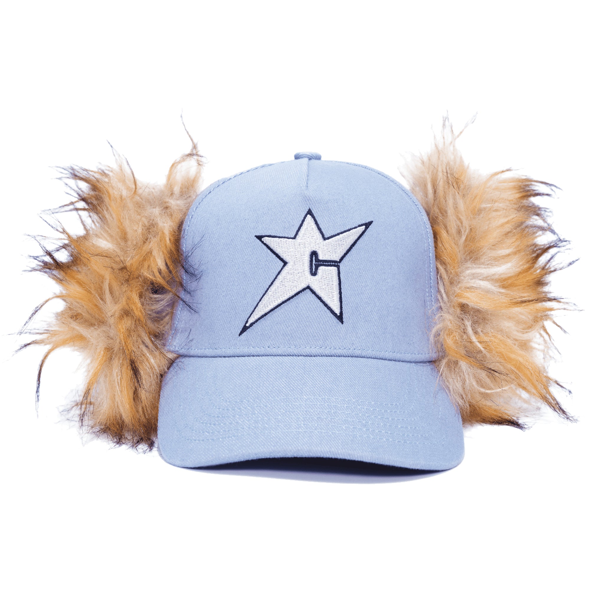 Carpet Company C-Star Fur Hat Light Denim