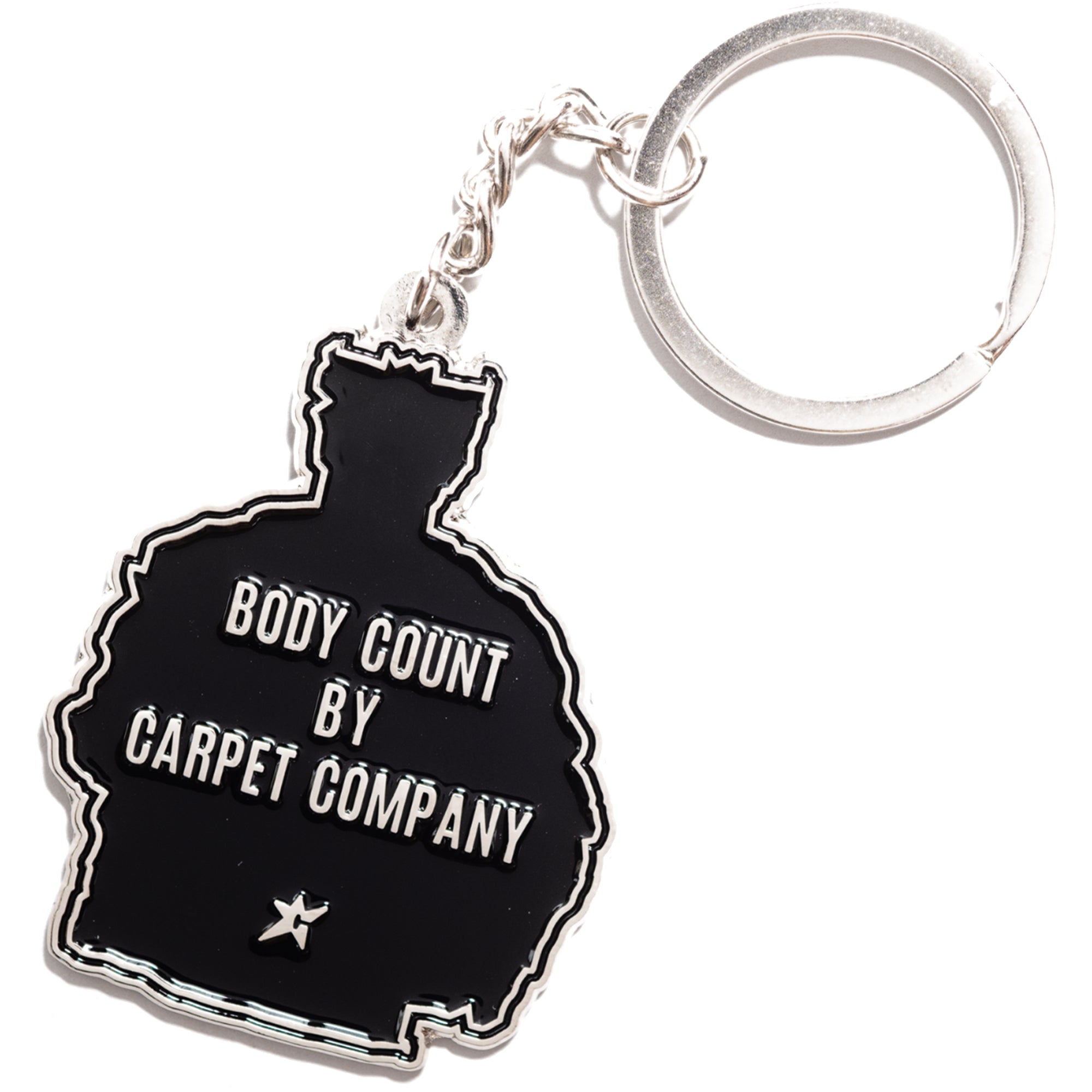 Carpet Company Body Count Enamel Keychain