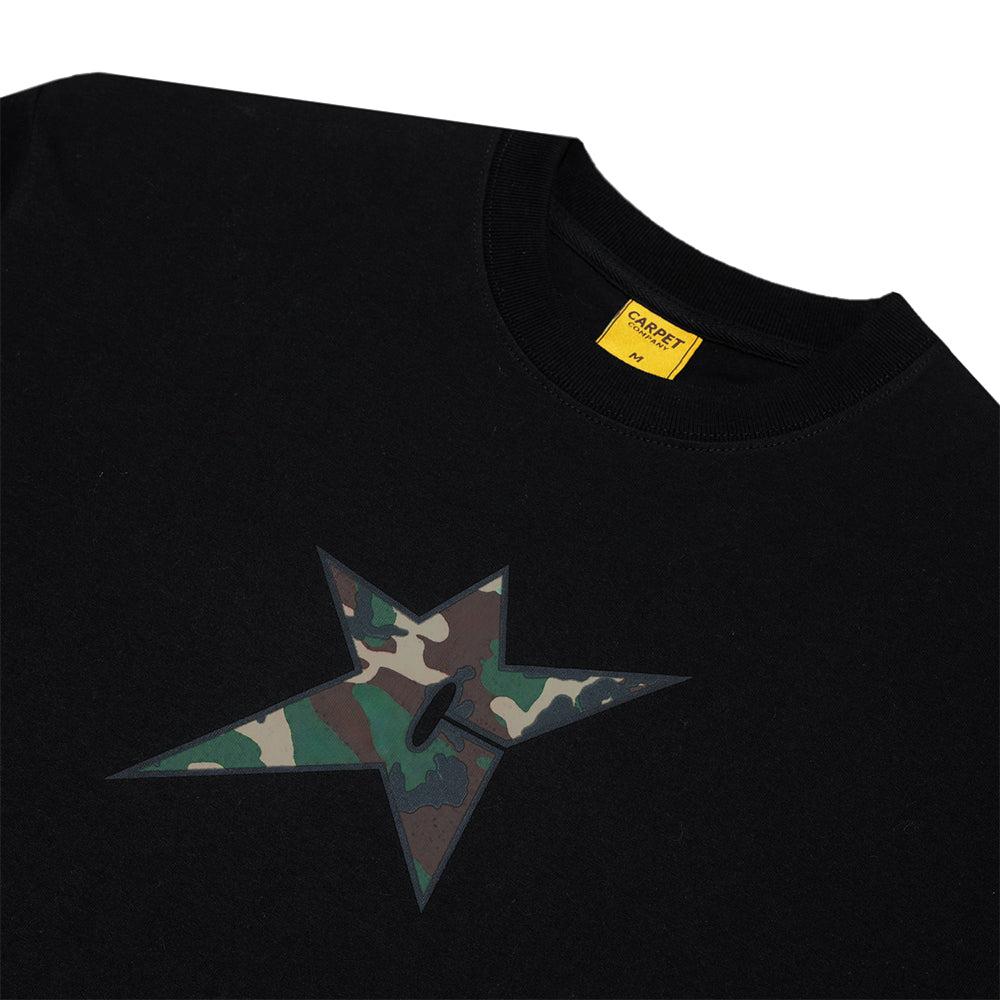 Carpet Company C-Star Camo Tee Black
