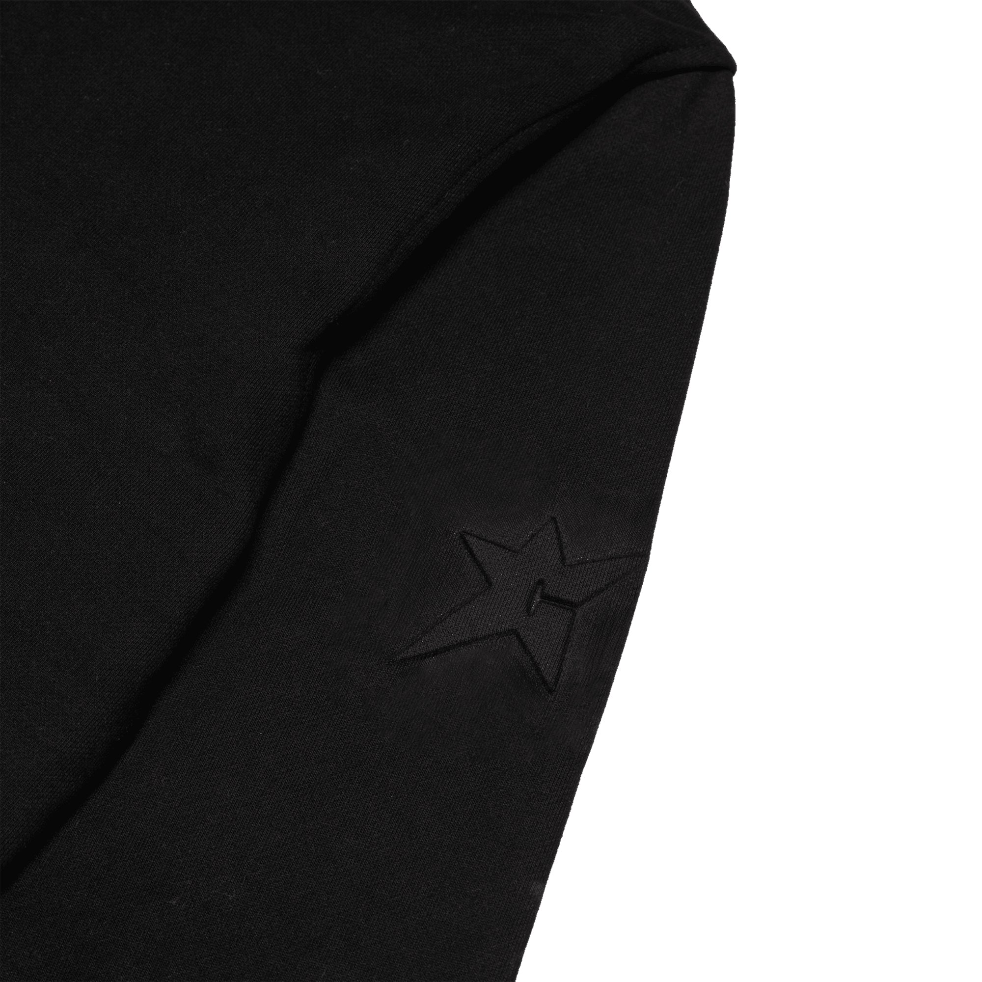 Carpet Company C-Star Embossed Zip Hoodie Black