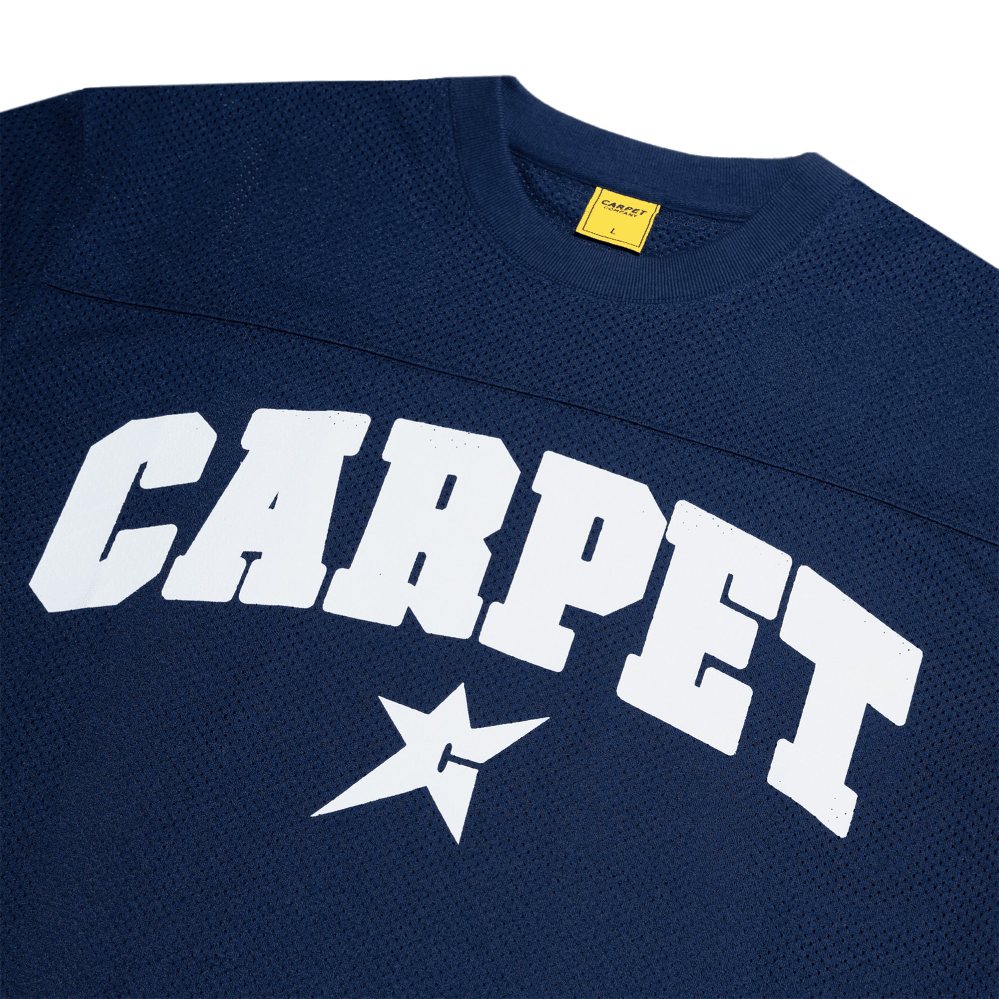 Carpet Company Football Jersey Navy