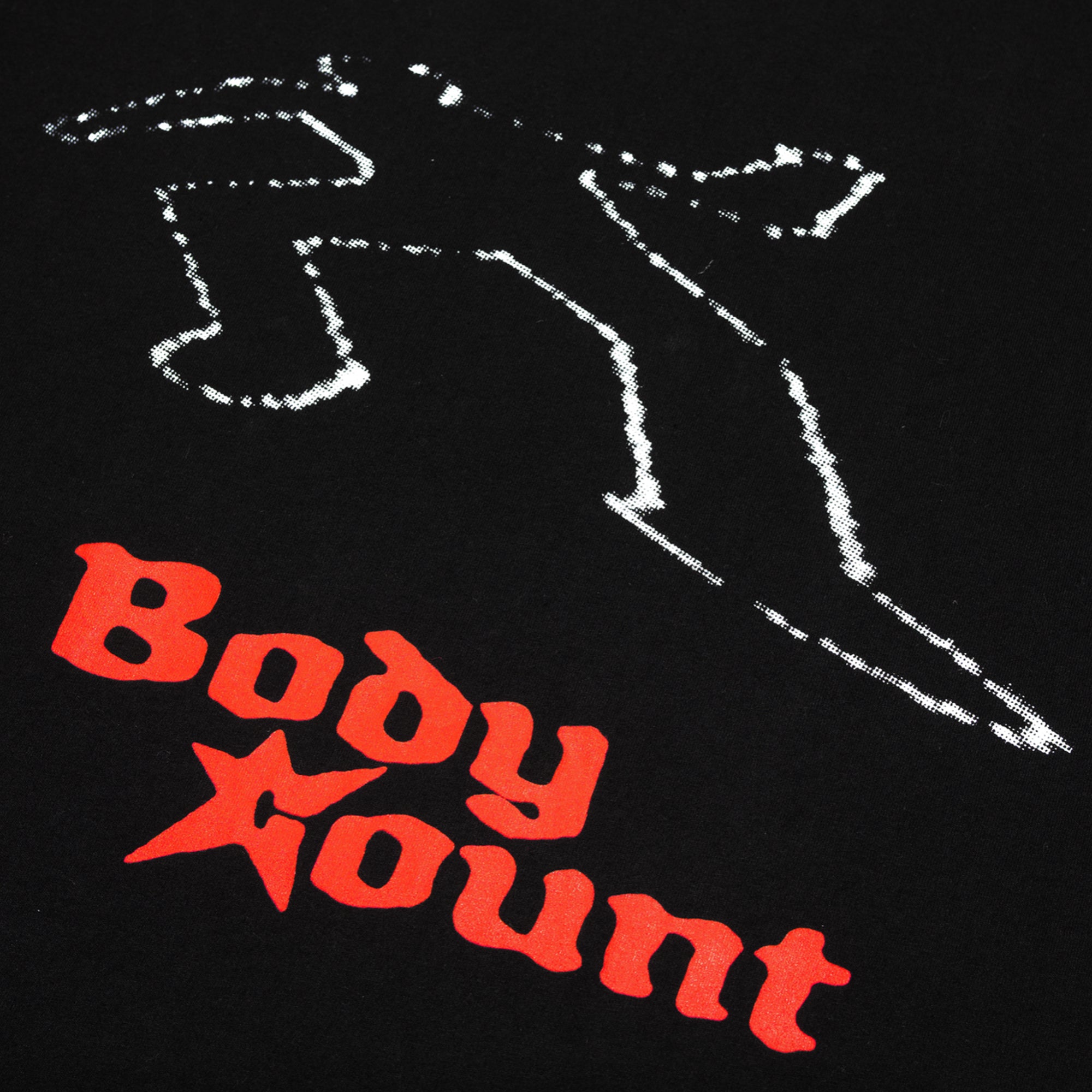 Carpet Company Chalk Outline Tee Black