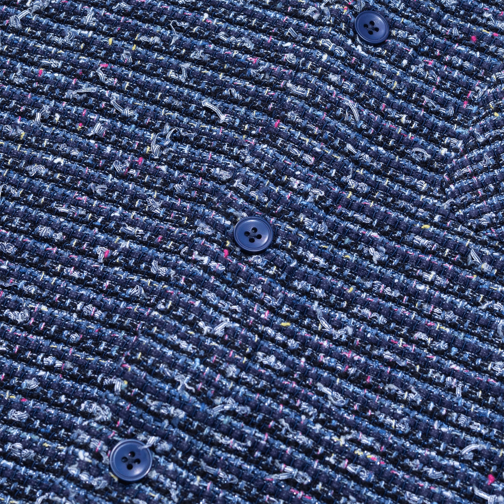 Carpet Company C-Star Basket Weave Button-up Shirt Blue