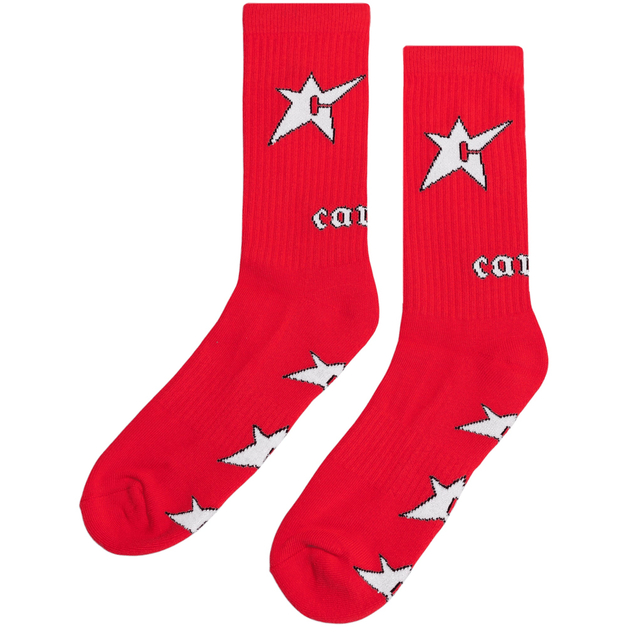 Carpet Company C-Star Socks Red/Silver