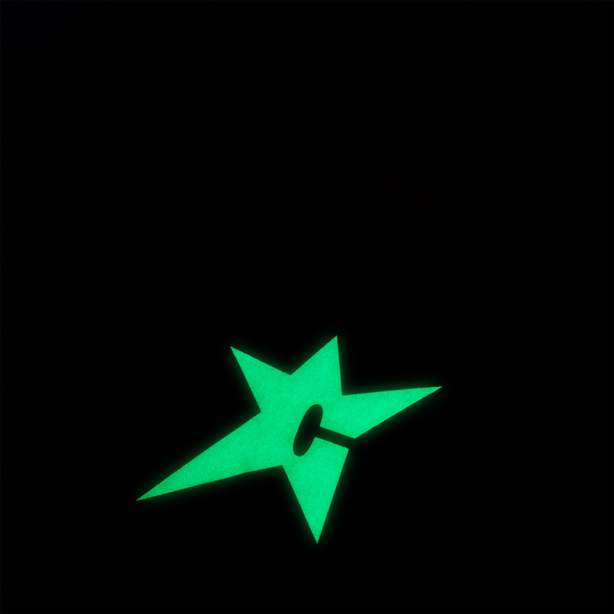 Carpet Company C-Star Glow In The Dark Tee Black