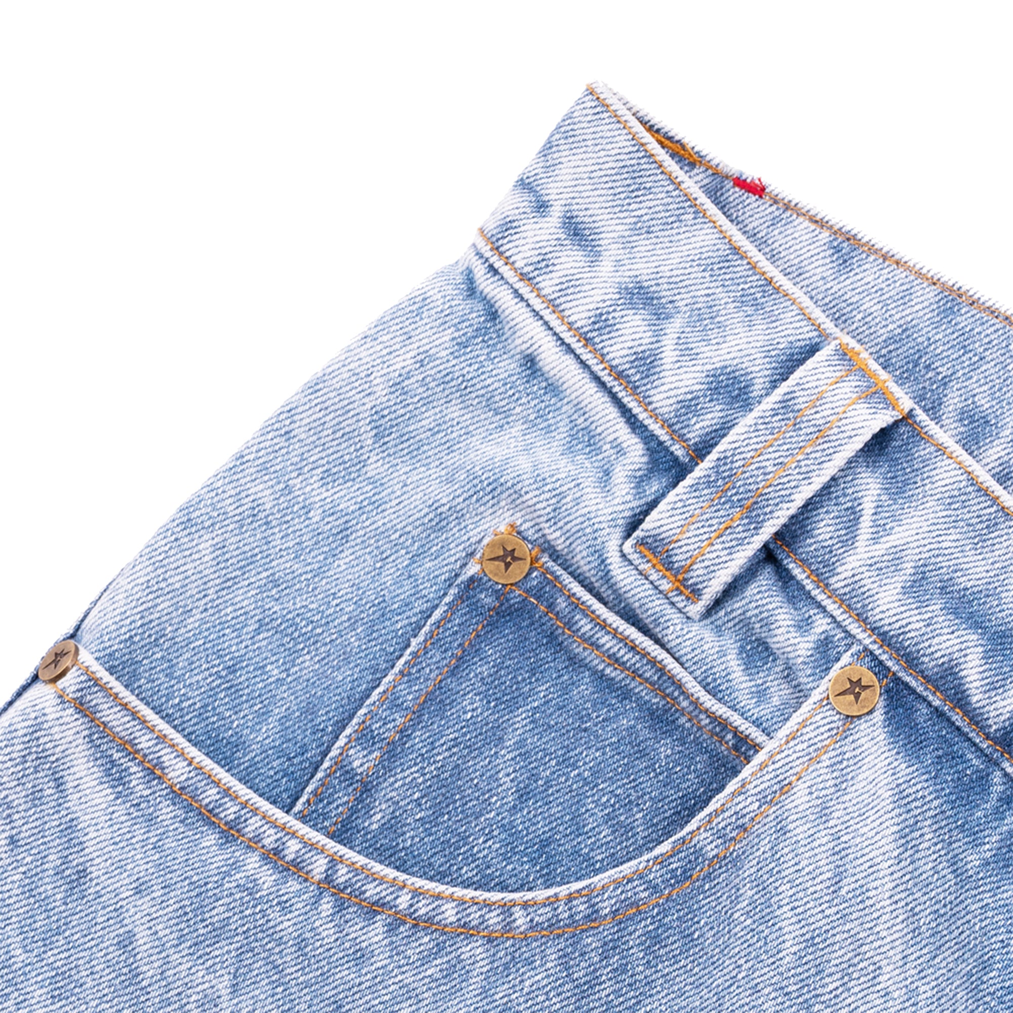 Carpet Company C-Star Washed Denim Shorts