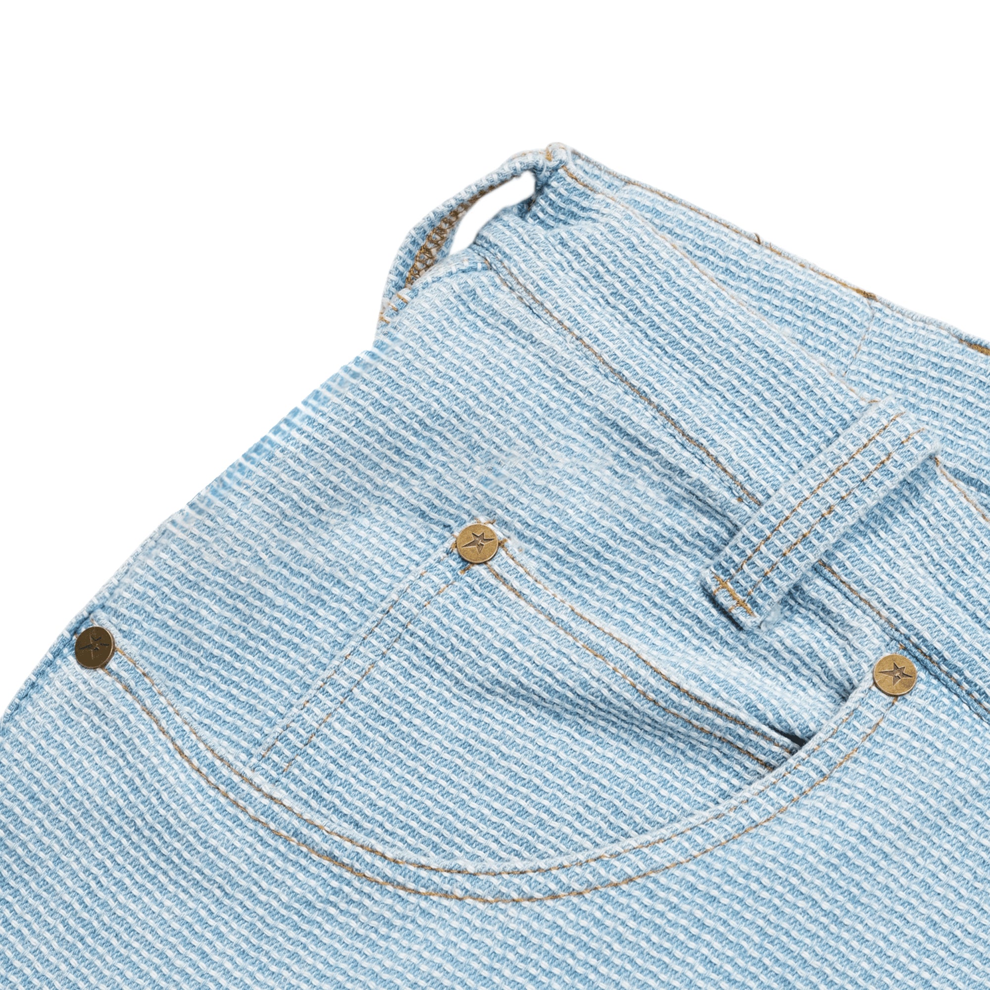 Carpet Company Interlock Stitch Denim Jean Blue