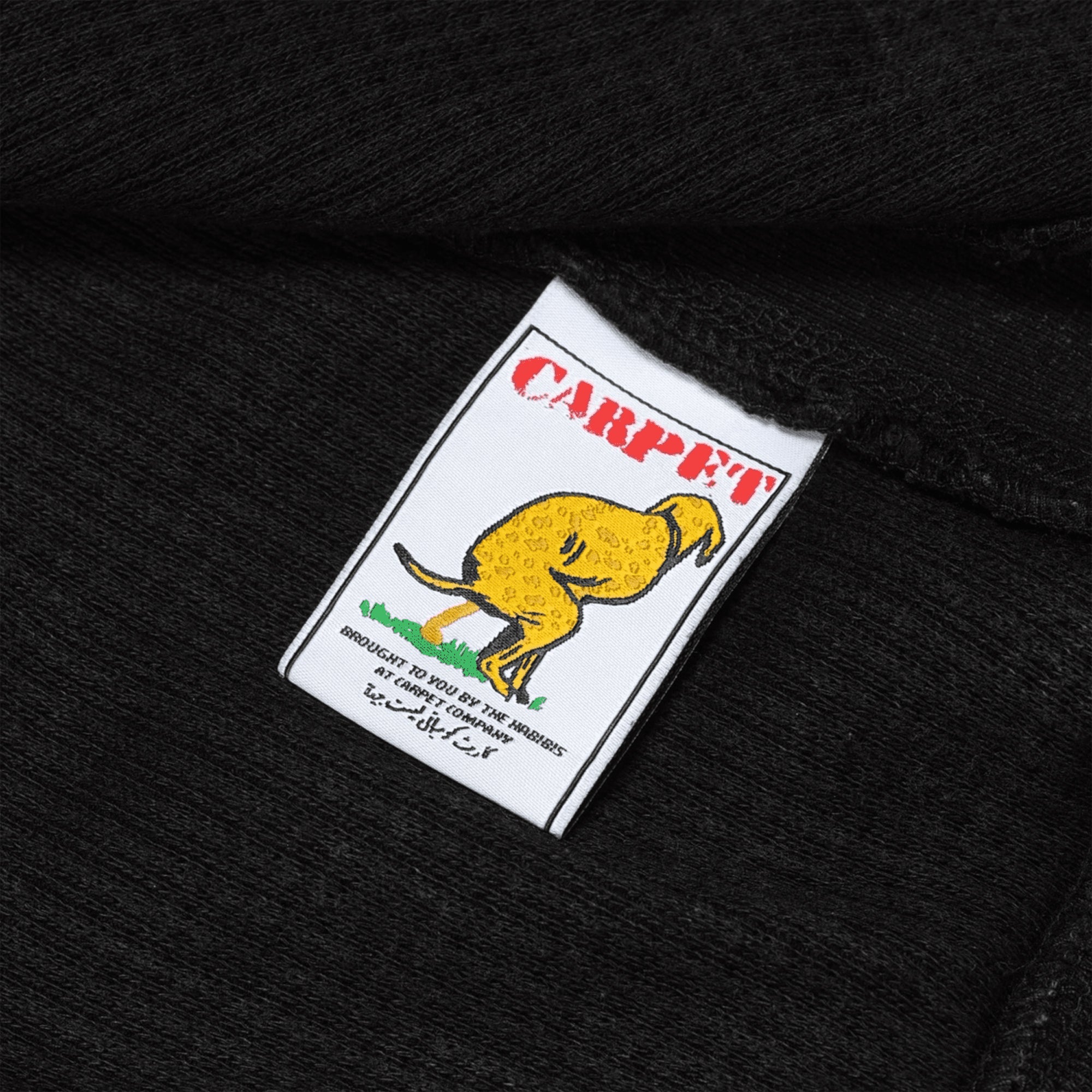 Carpet Company C-Star Double Zip Thermal Hoodie Black