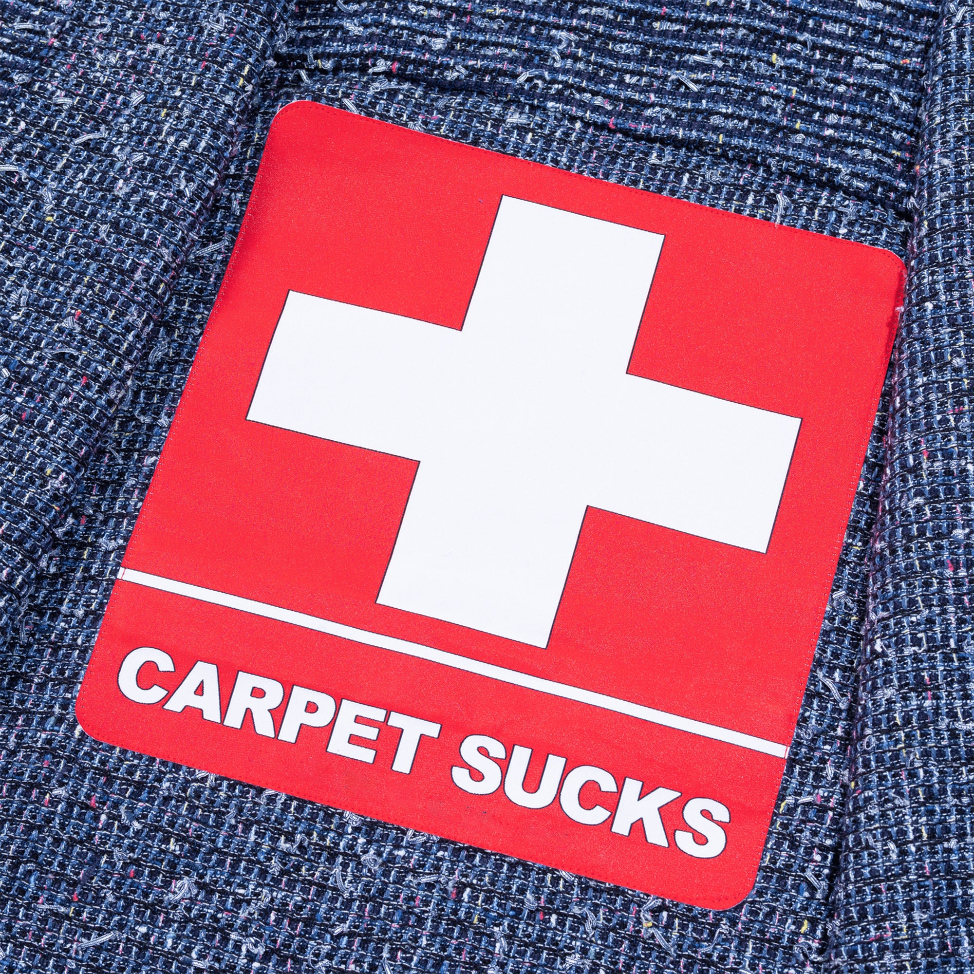 Carpet Company C-Star Basket Weave Button-up Shirt Blue