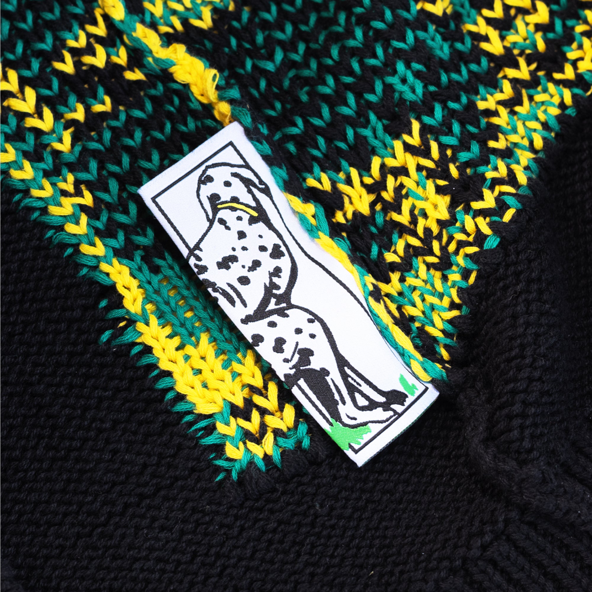 Carpet Company Lion Woven Sweater Black
