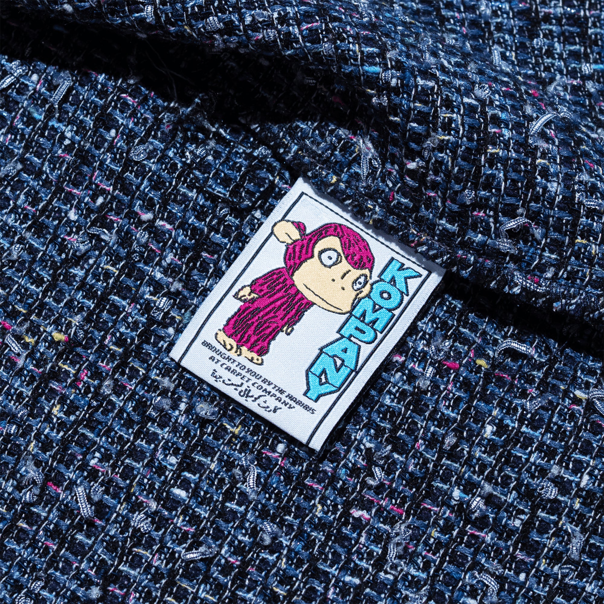 Carpet Company C-Star Basket Weave Button-up Shirt Blue