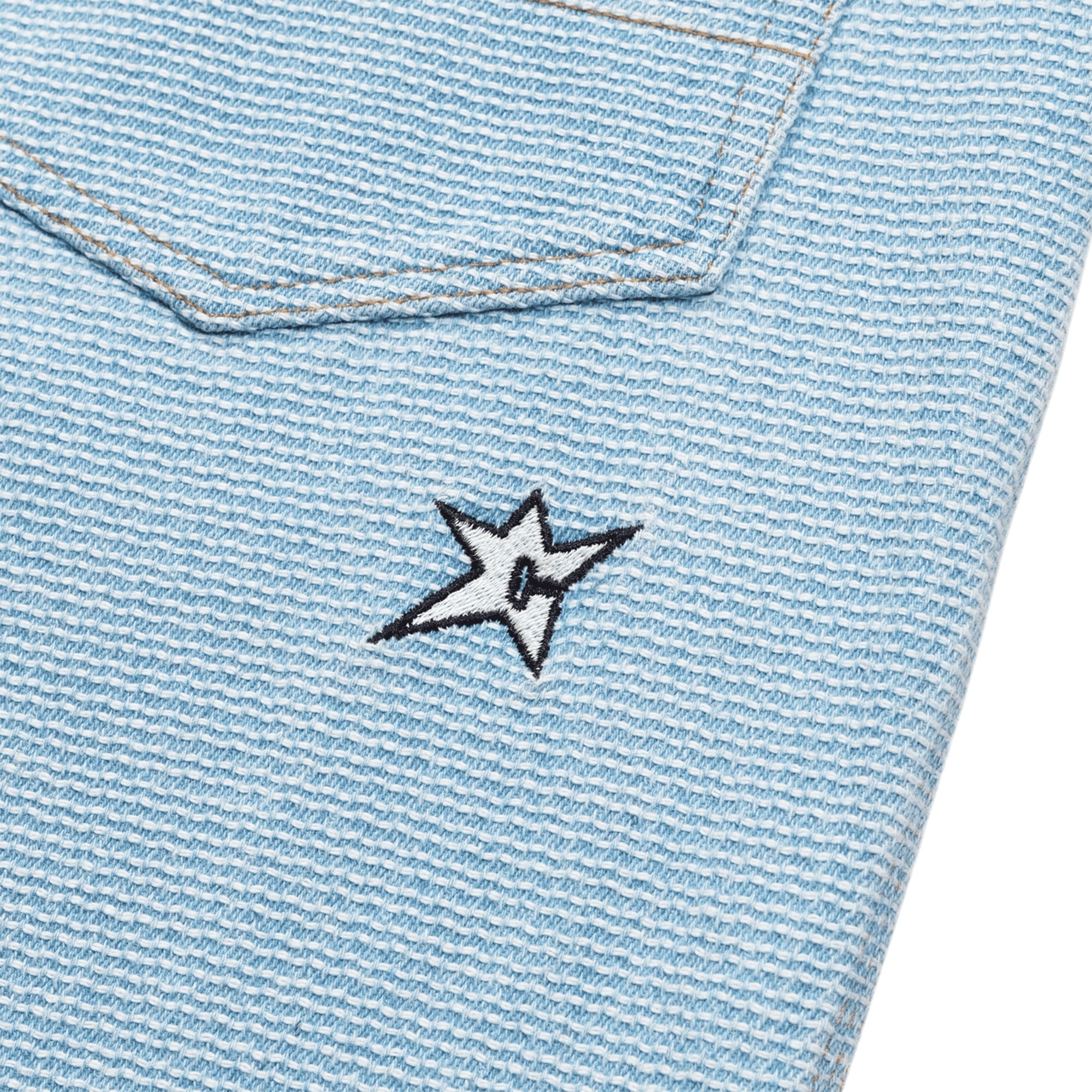 Carpet Company Interlock Stitch Denim Jean Blue