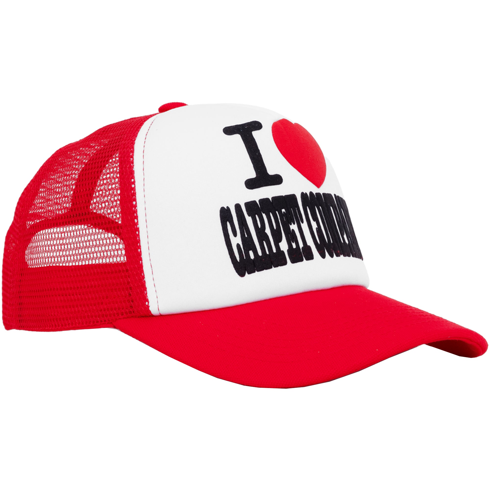 Carpet Company Heart Trucker Cap Red