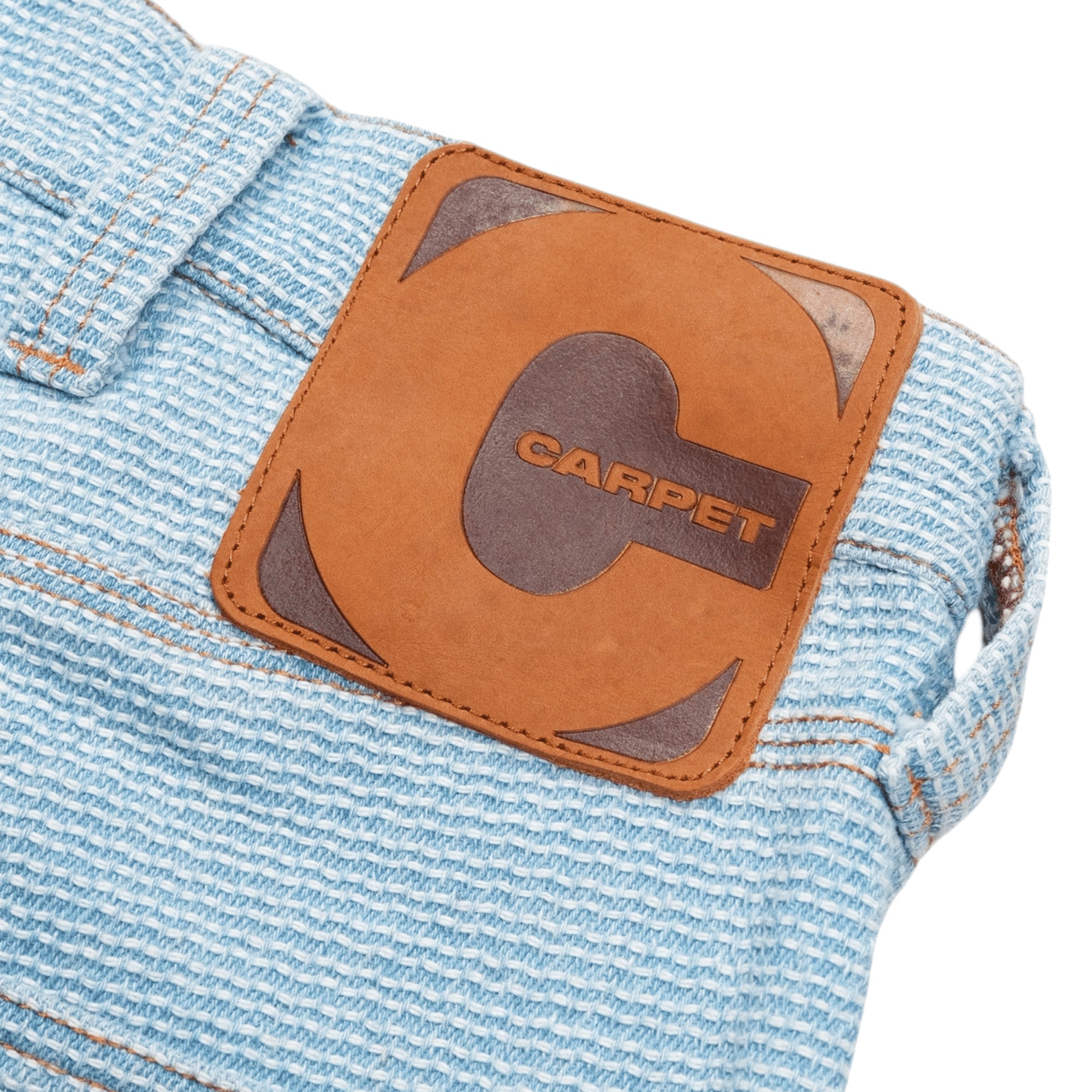 Carpet Company Interlock Stitch Denim Jean Blue