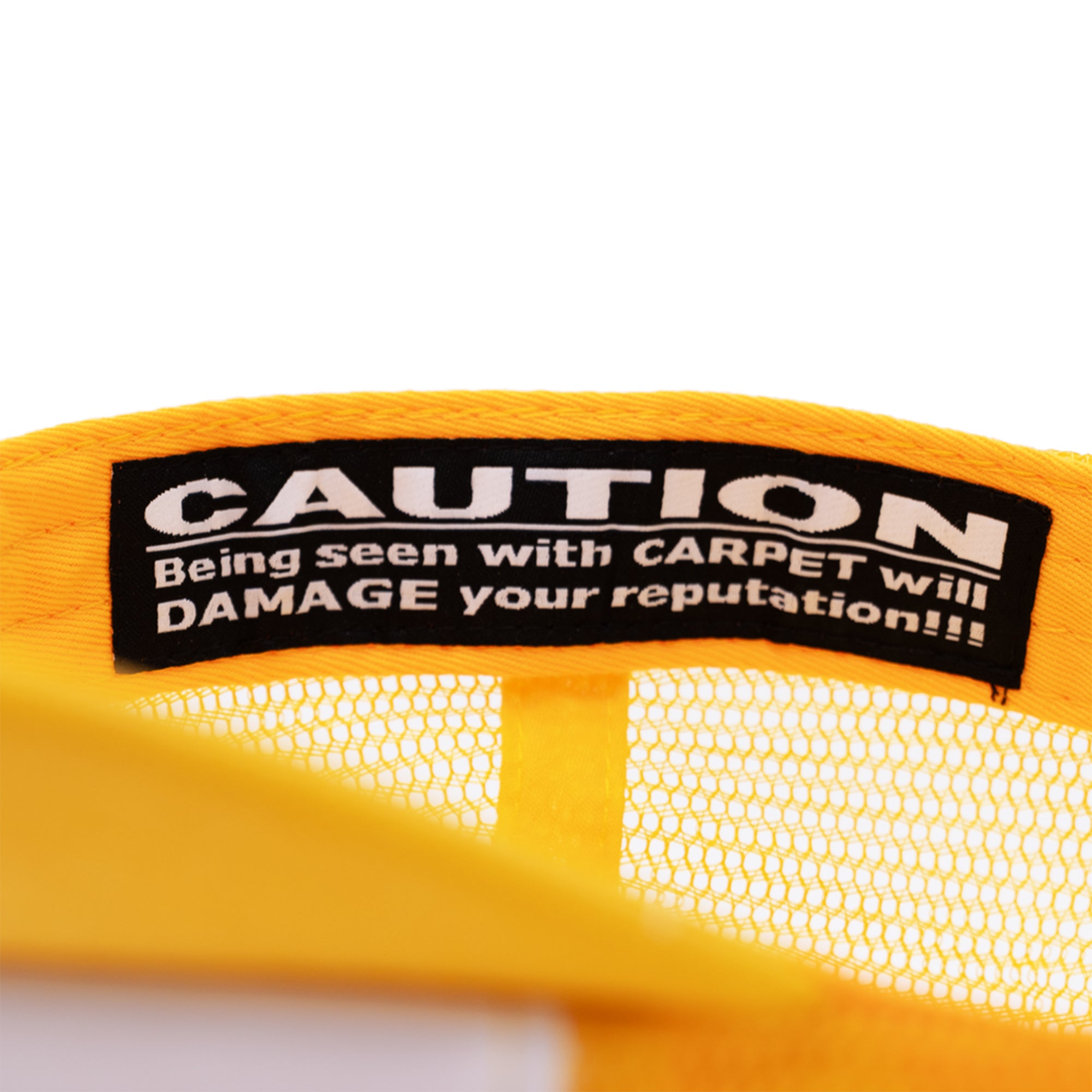 Carpet Company Heart Trucker Cap Yellow