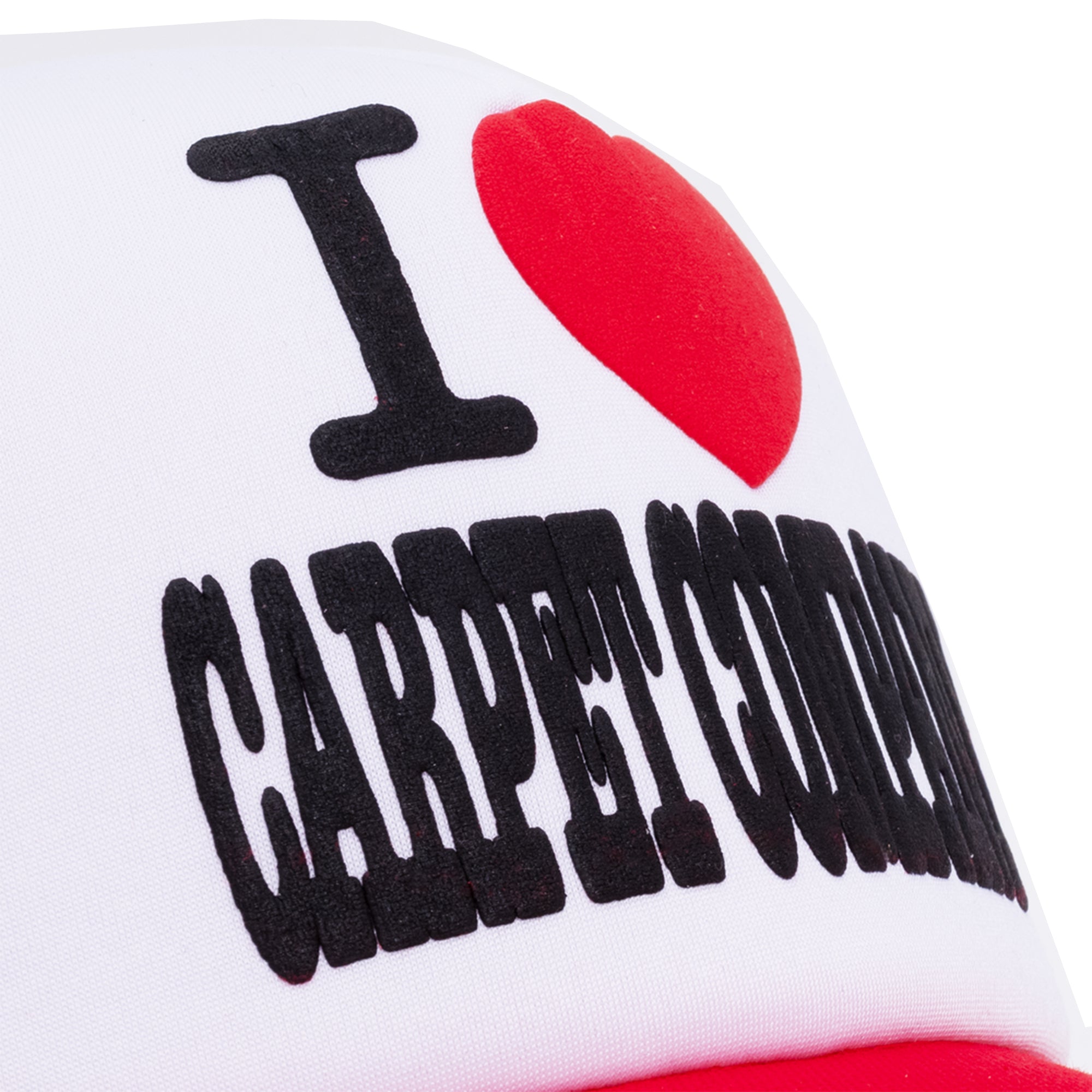 Carpet Company Heart Trucker Cap Red