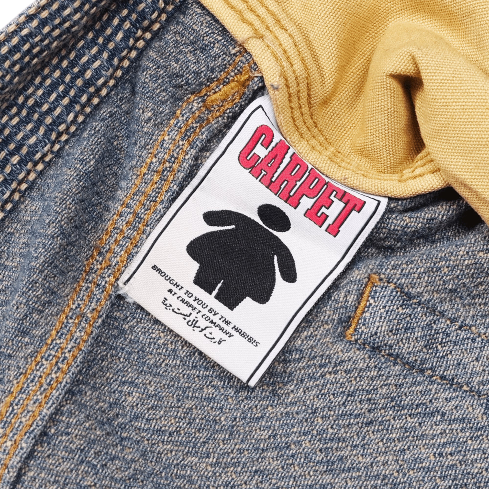 Carpet Company Interlock Stitch Denim Jean Black