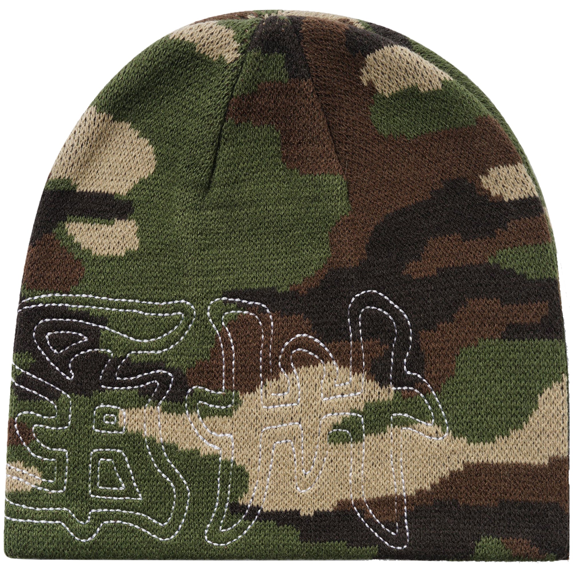Cash Only Cash Skully Beanie Camo