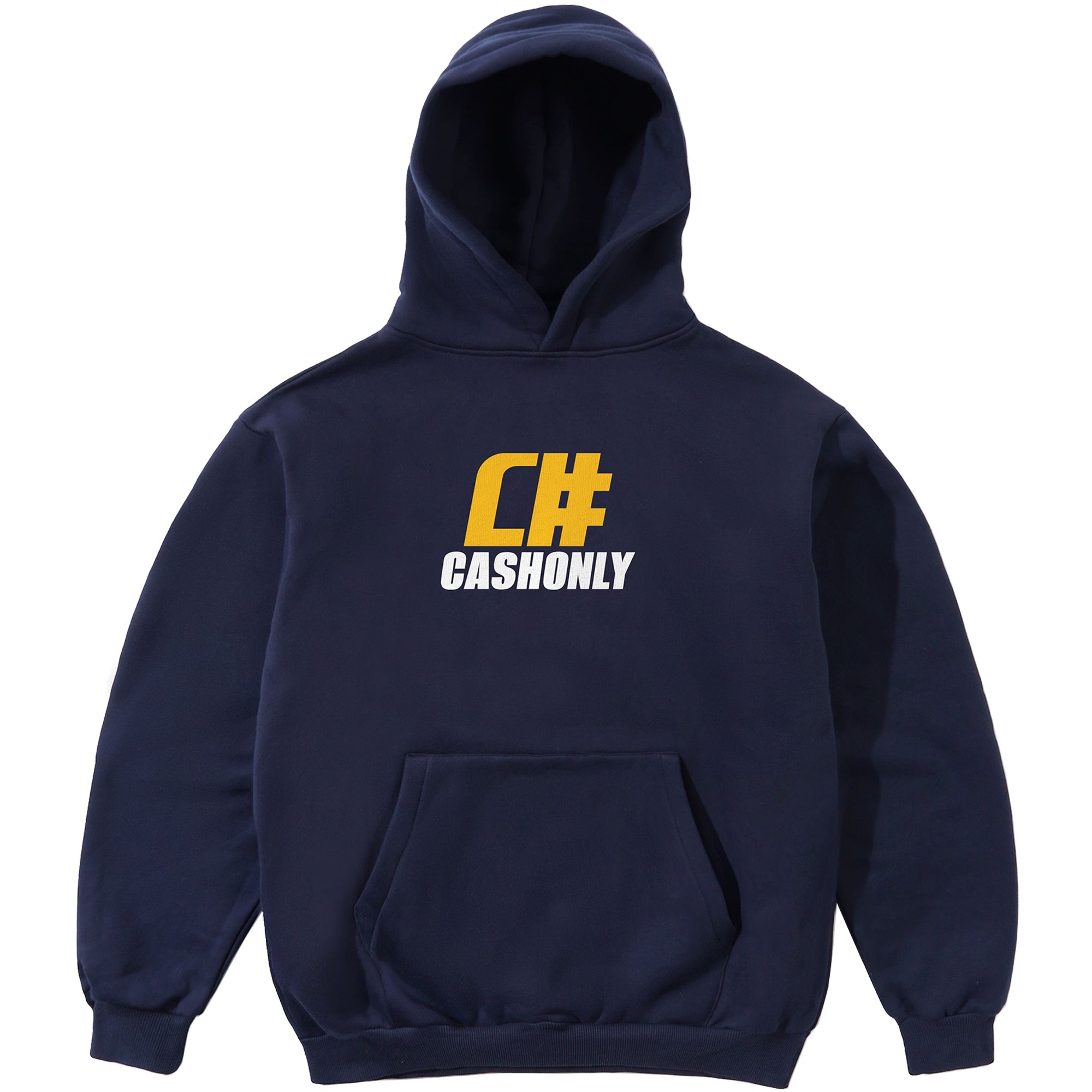Cash Only Numeric Pullover Hood Navy