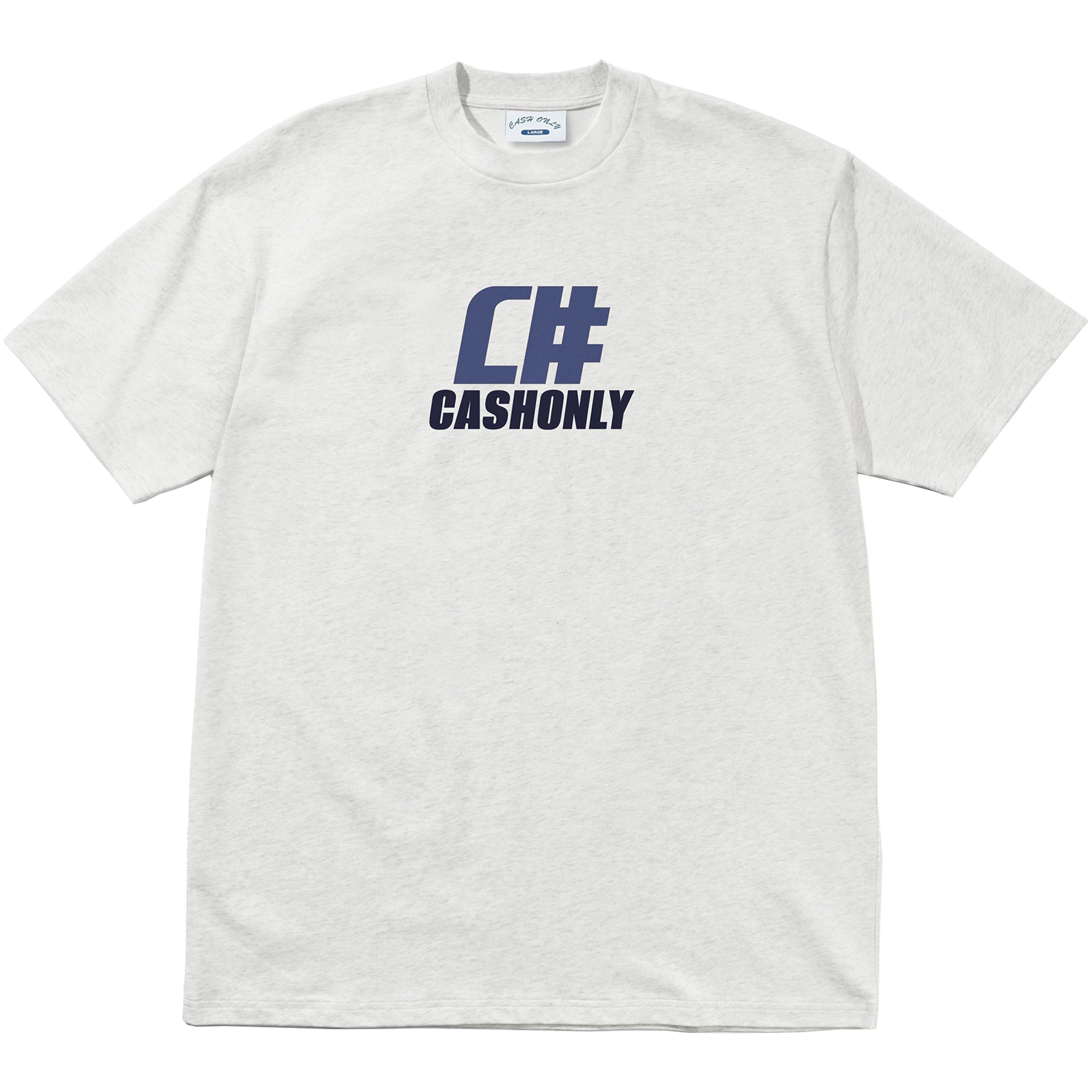 Cash Only Numeric Tee Ash