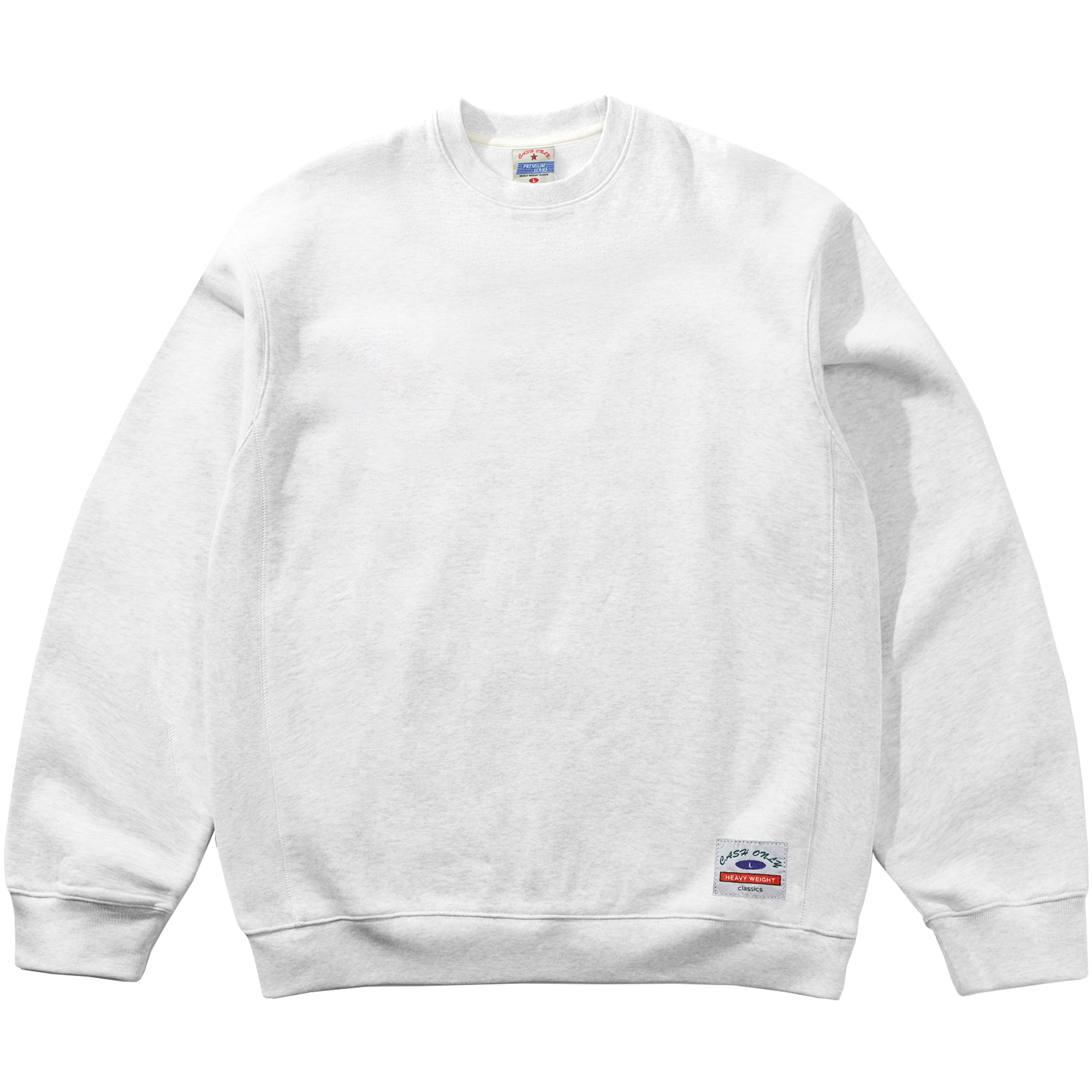Cash Only Heavy-Weight Crewneck Ash