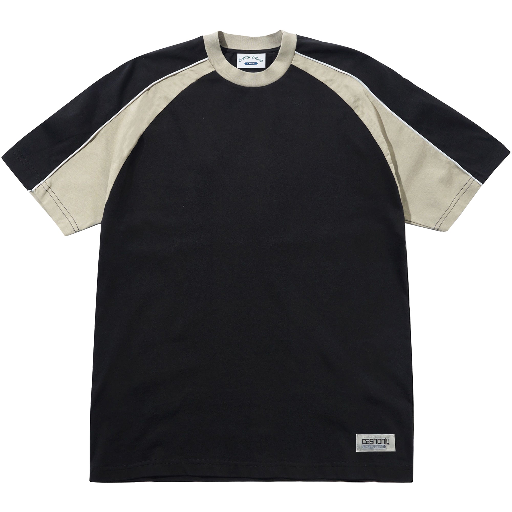Cash Only Track Panel Tee Black/Cove